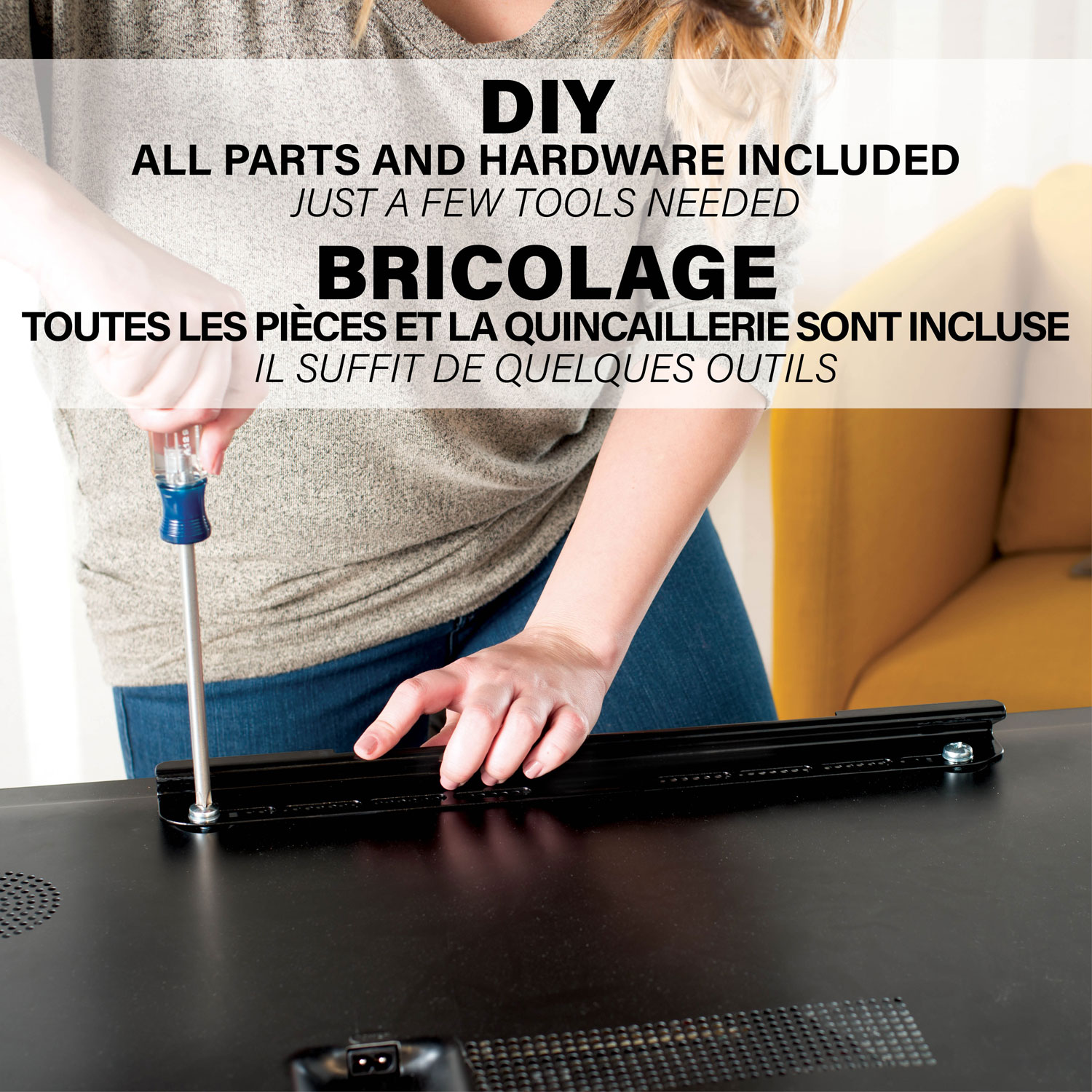 Support mural fixe Accents de SANUS pour téléviseur de 42 à 85 po