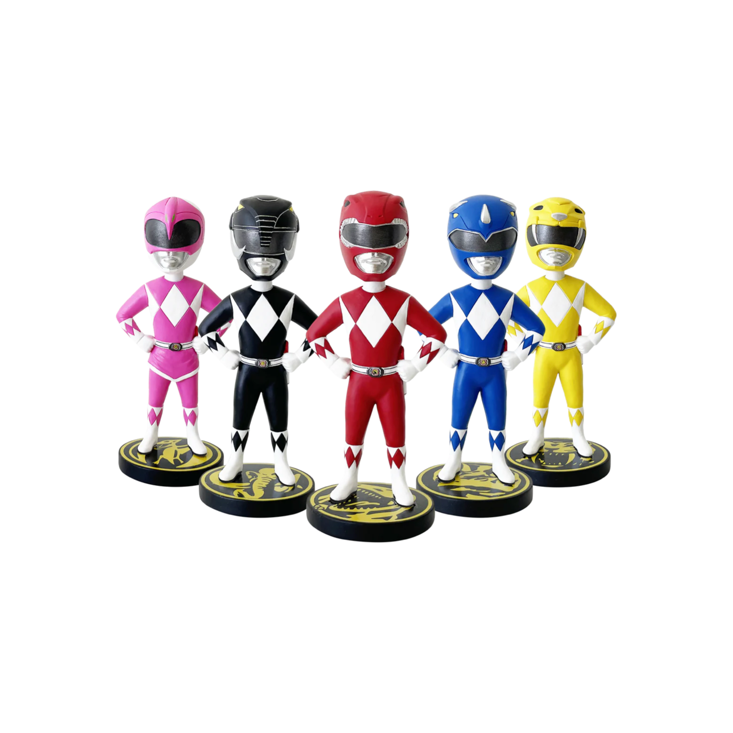Power Rangers Bobblehead Set