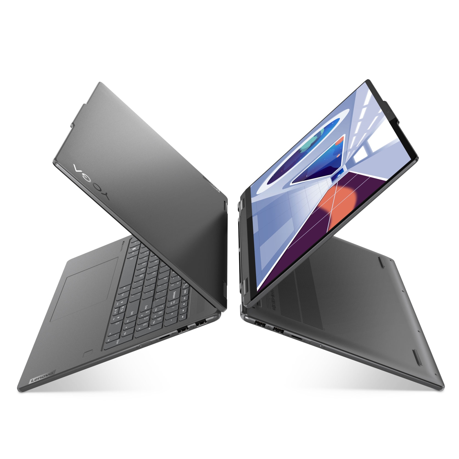 Notebook Lenovo Yoga Slim 6i, Evo Intel Core i5 1240P, 16GB, 512GB SSD,  Tela 14, Storm Grey - 83C70000BR