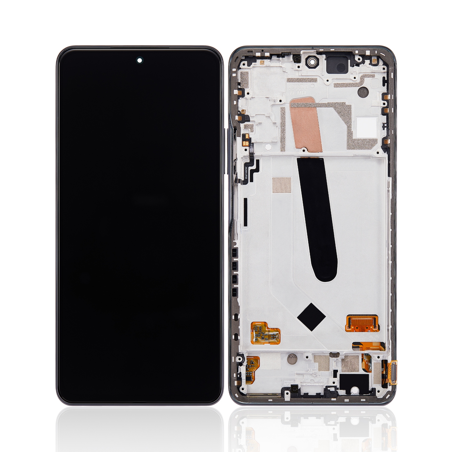 Replacement OLED Assembly With Frame Compatible With Xiaomi Poco F3 / Redmi K40 (Refurbished) (Night Black)