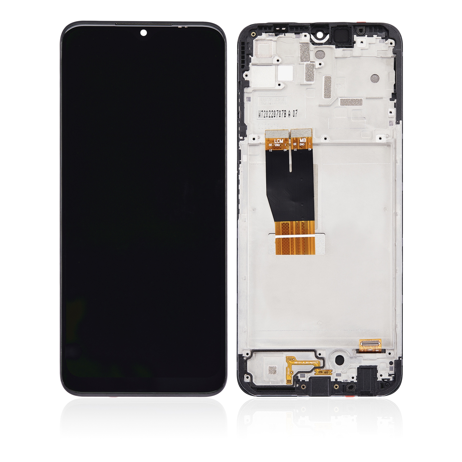 Refurbished (Excellent) - Replacement LCD Assembly With Frame Compatible With T-Mobile Revvl 6 Pro (All Colors)