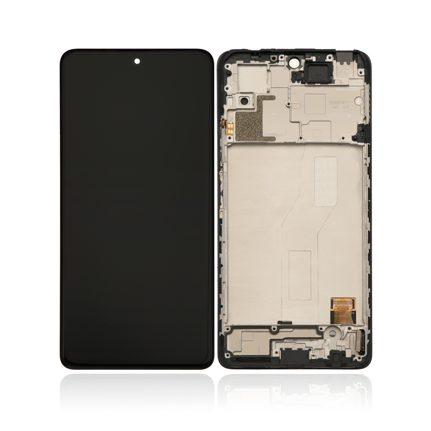 Refurbished (Excellent) - Replacement OLED Assembly With Frame Compatible With Xiaomi Redmi Note 10 Pro (All Colors)