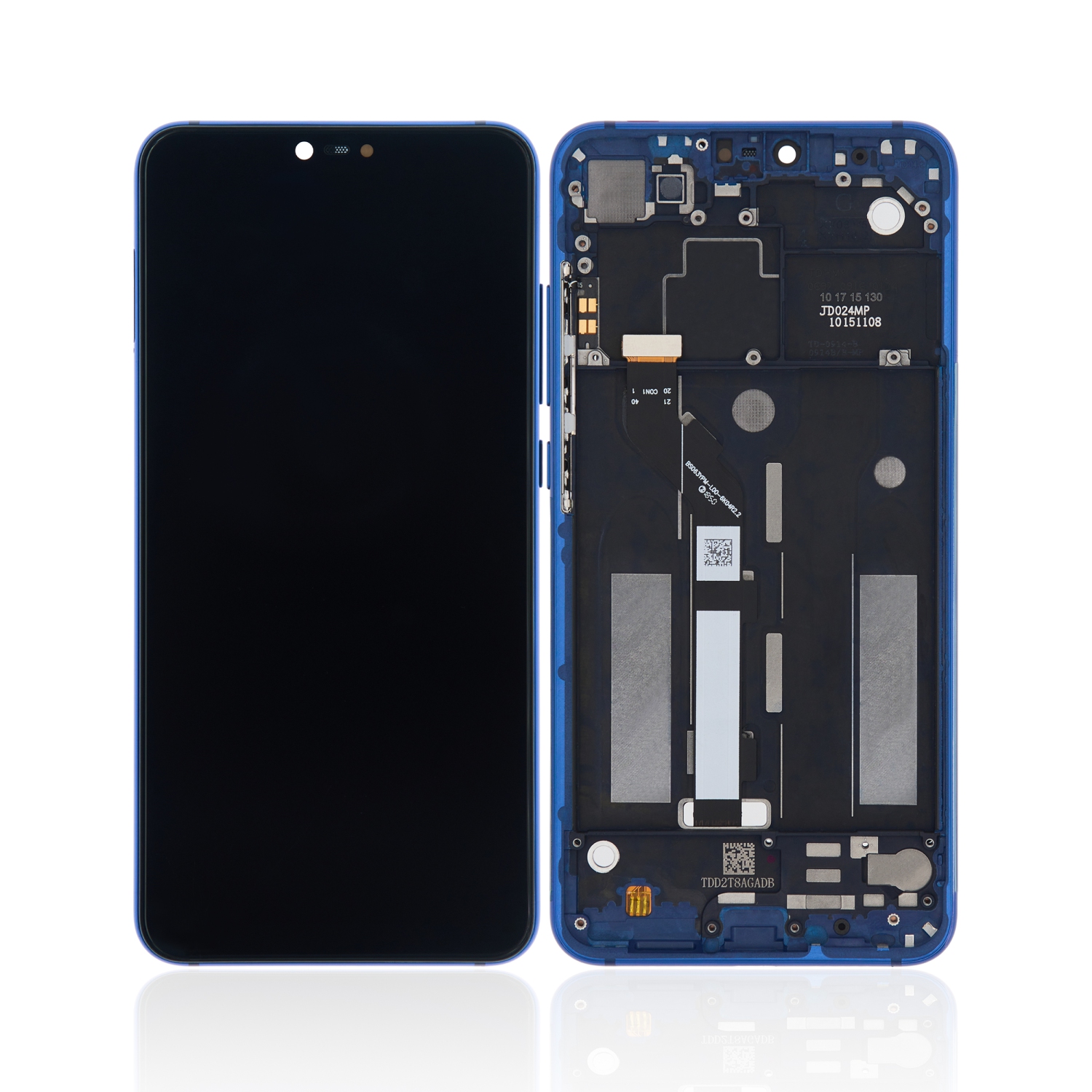 Refurbished (Excellent) - Replacement LCD Assembly With Frame Compatible With Xiaomi Mi 8 Lite (Aurora Blue)