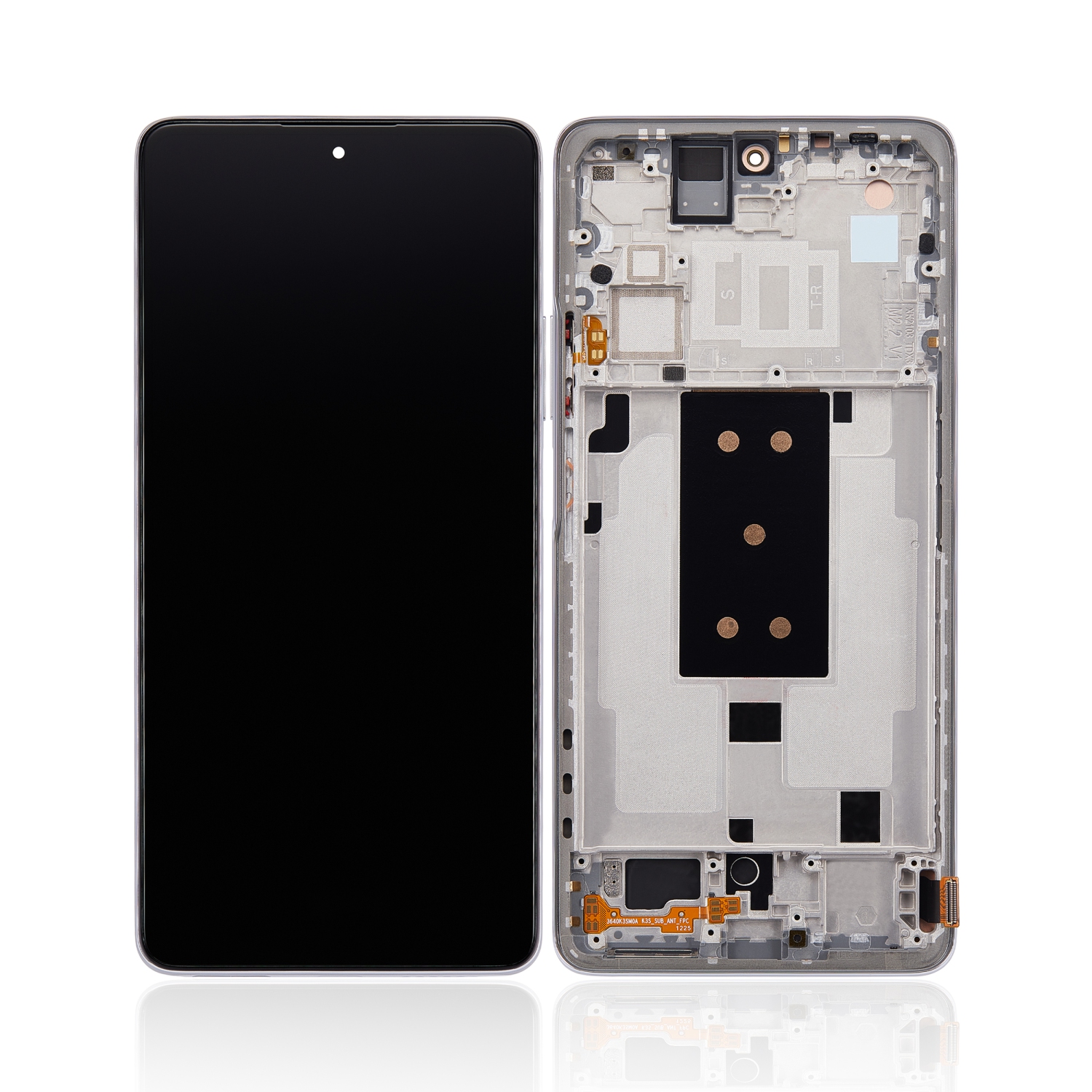 Refurbished (Excellent) - Replacement OLED Assembly With Frame Compatible With Xiaomi 11T / 11T Pro (Moonlight White)