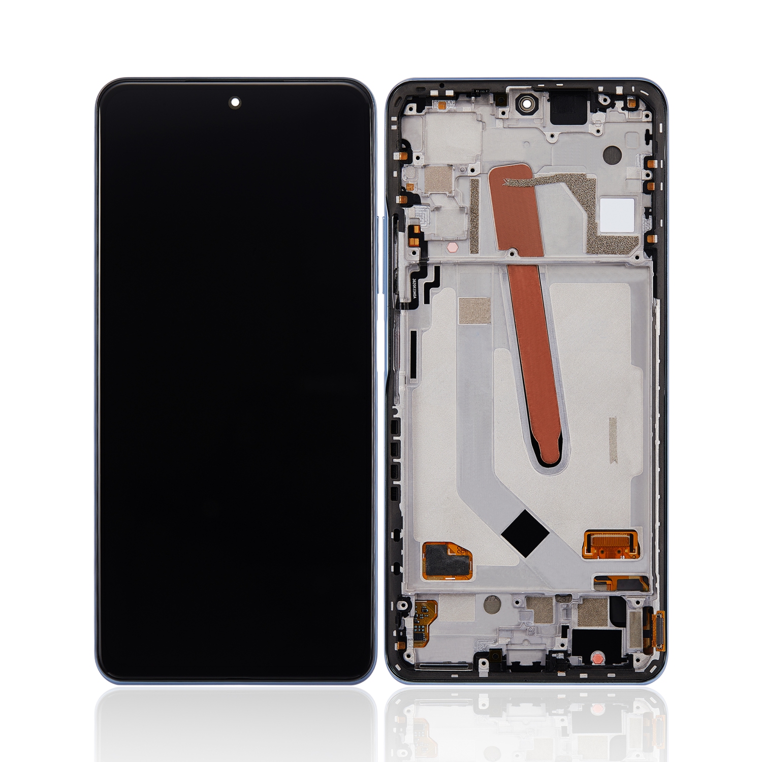 Refurbished (Excellent) - Replacement OLED Assembly With Frame Compatible With Xiaomi Poco F3 / Redmi K40 (Deep Ocean Blue)