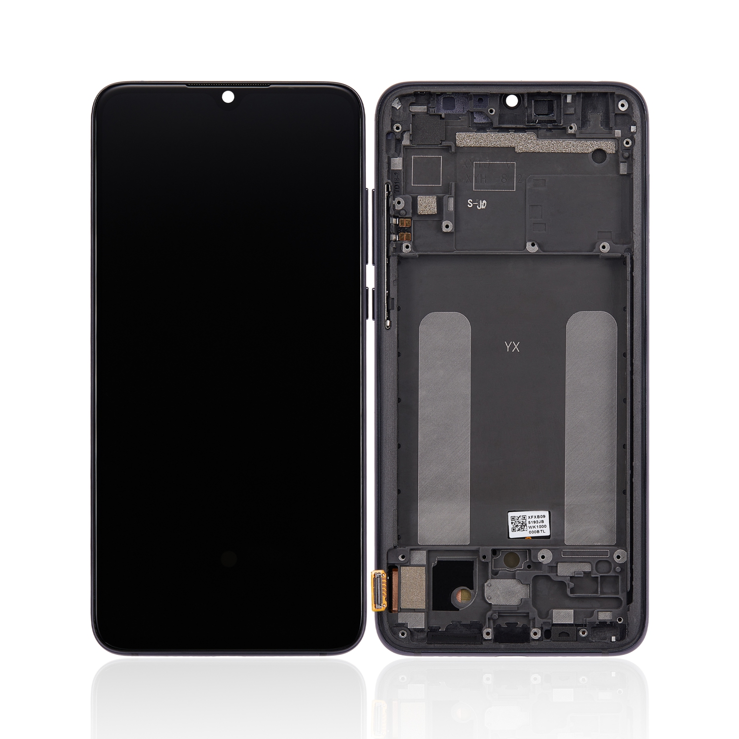 Refurbished (Excellent) - Replacement OLED Assembly With Frame Compatible With Xiaomi Mi 9 Lite / CC9 (Onyx Gray)