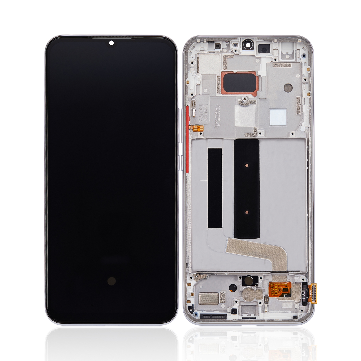 Refurbished (Excellent) - Replacement OLED Assembly With Frame Compatible With Xiaomi Mi 10 Lite 5G (Dream White)