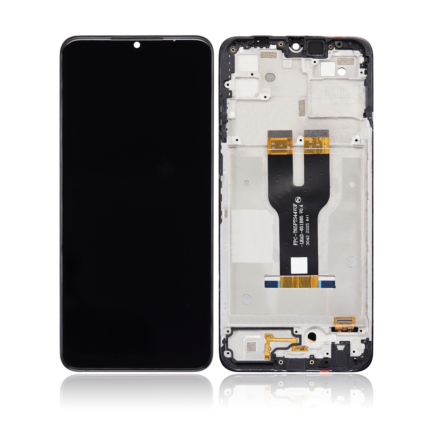 Refurbished (Excellent) - Replacement LCD Assembly With Frame Compatible With T-Mobile Revvl 6 (All Colors)