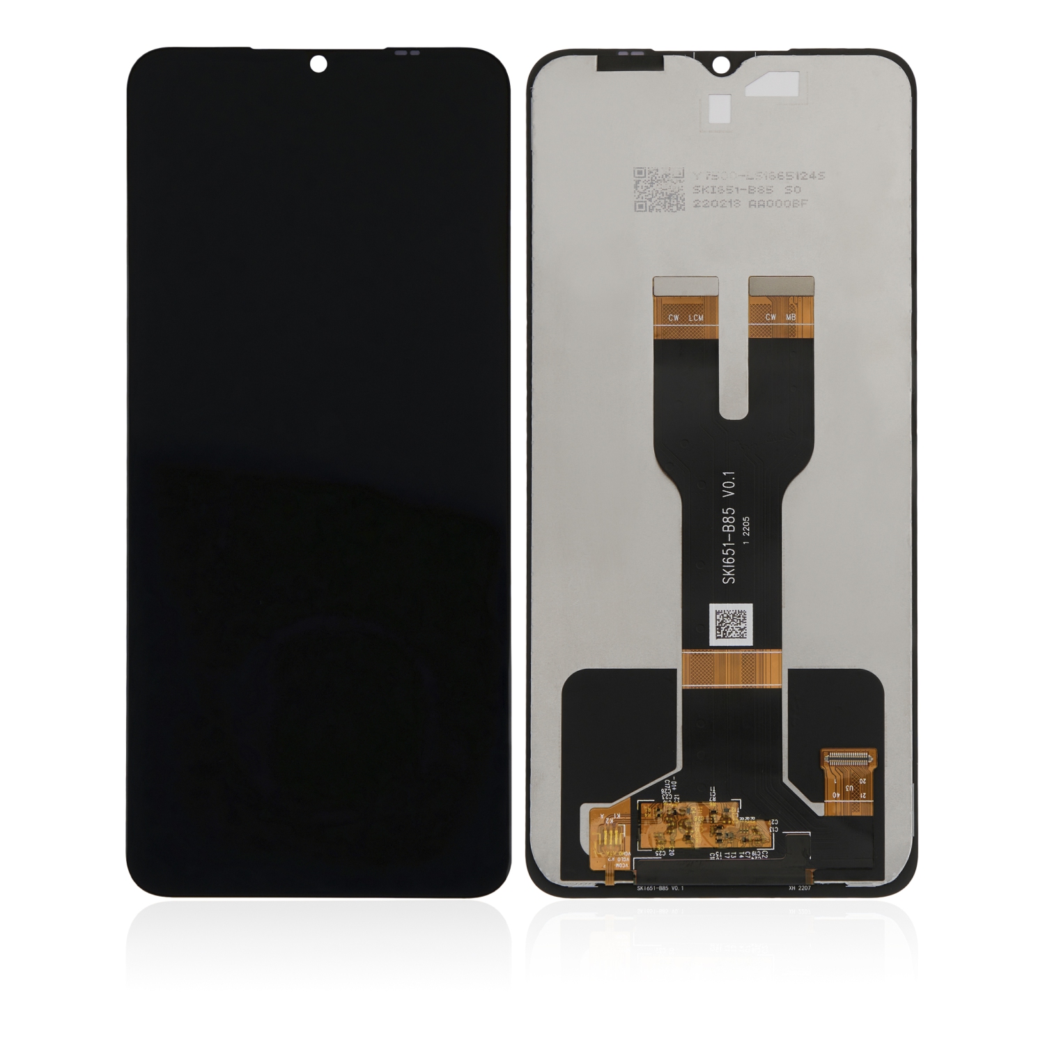 Refurbished (Excellent) - Replacement LCD Assembly Without Frame Compatible With T-Mobile Revvl 6 (All Colors)