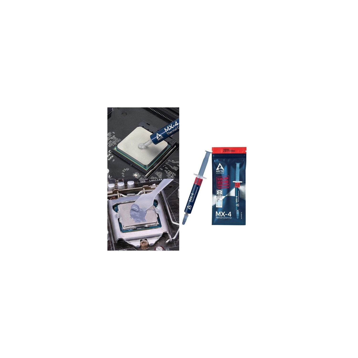 Replacement Arctic Silver MX-4 Thermal Compound Paste Carbon Based High Performance Heatsink Paste