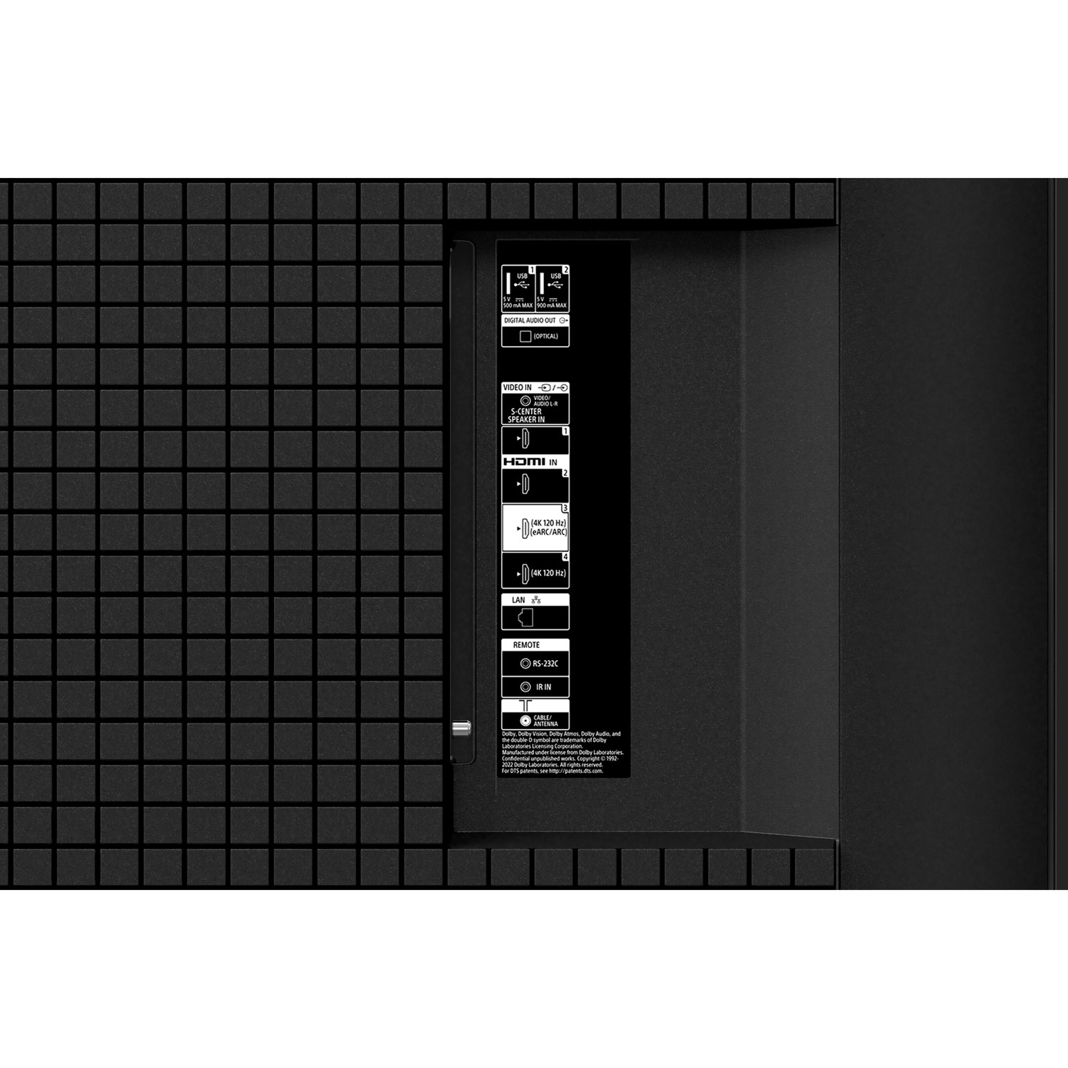 Téléviseur intelligent Google HDR DEL UHD 4K de 98 po Bravia XR série X90L de Sony