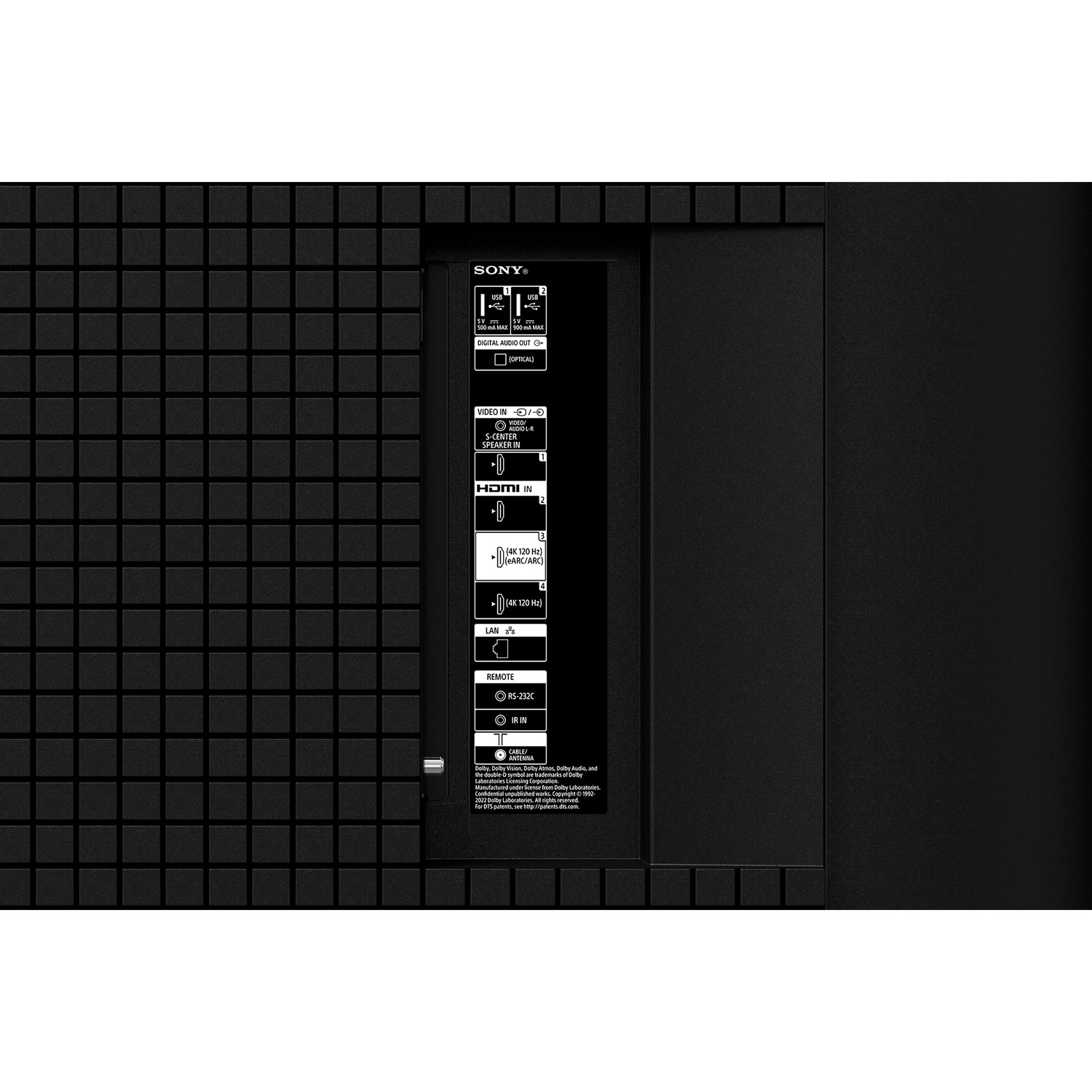 Téléviseur intelligent Google HDR DEL UHD 4K de 75 po Bravia XR série X90L de Sony