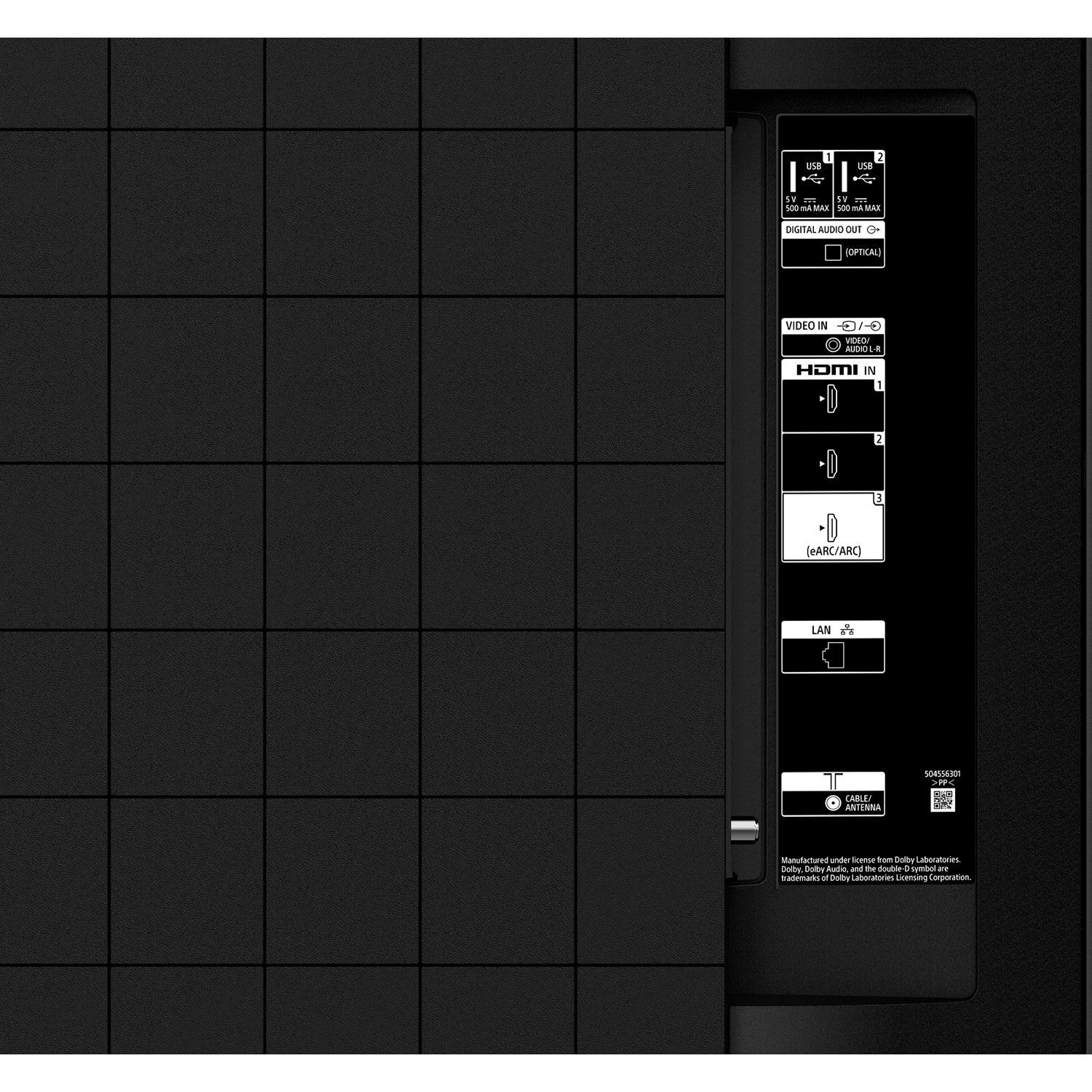 Téléviseur intelligent Google HDR DEL UHD 4K de 43 po de Sony