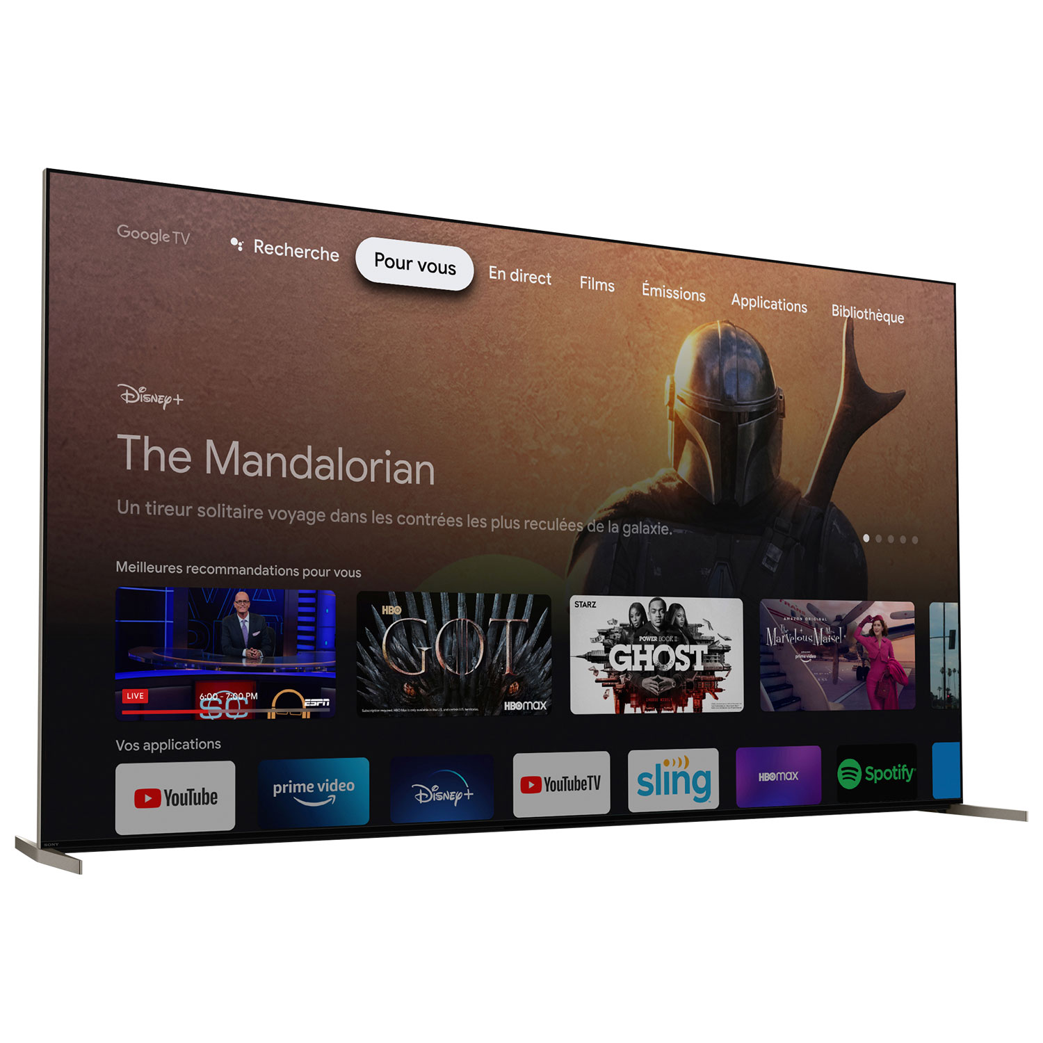 Téléviseur intelligent Google HDR miniDEL UHD 4K de 85 po de Sony - 2023