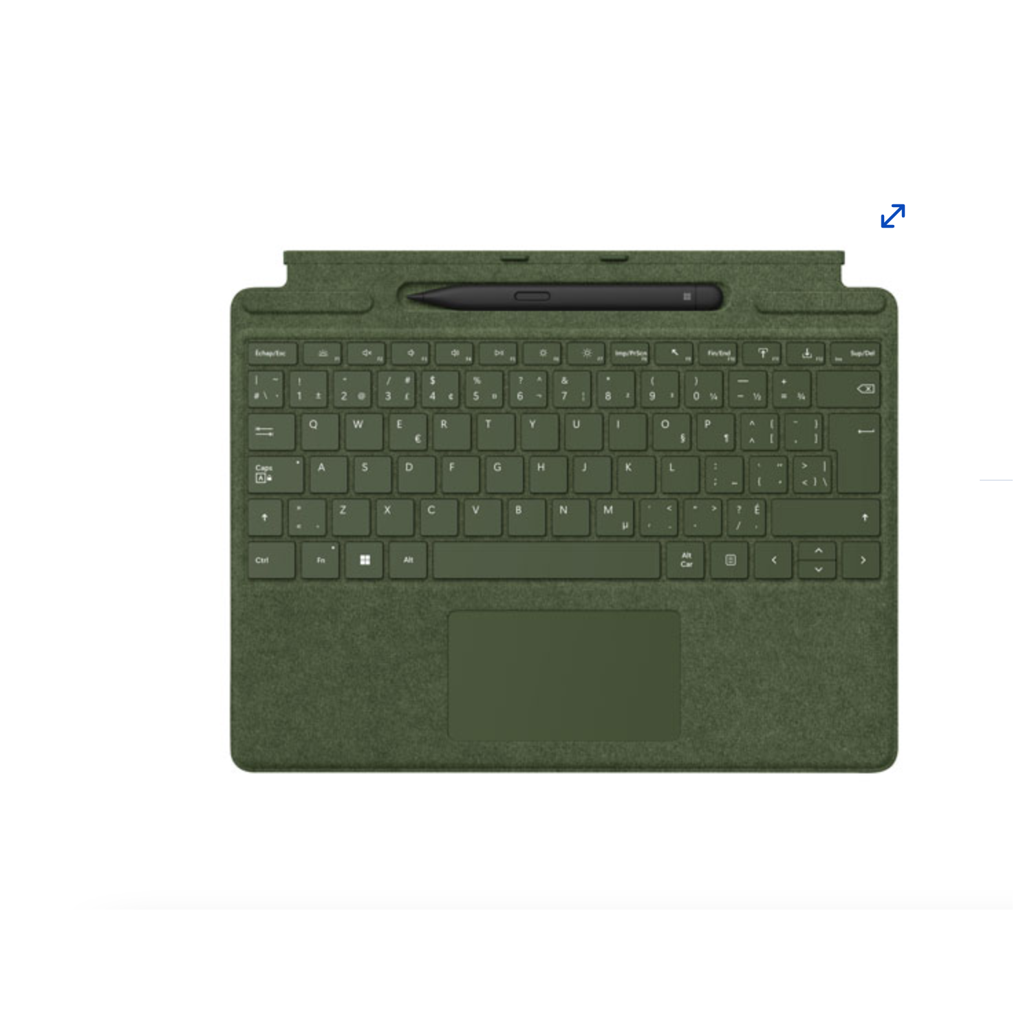 Microsoft Surface Pro 8, 9 & X Signature Keyboard with Slim Pen 2 - Forest - English- Open Box