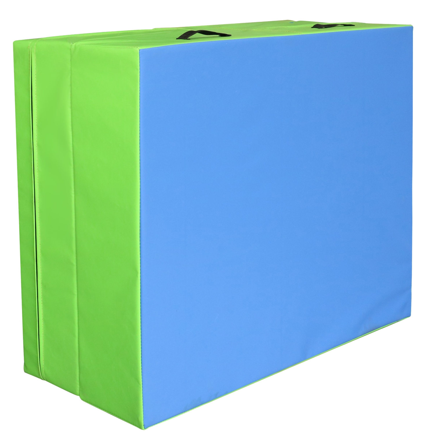 PRISP Folding Incline Gym Mat - 71 x 30 x 14 in Wedge Gymnastics Tumbling Mat for Kids