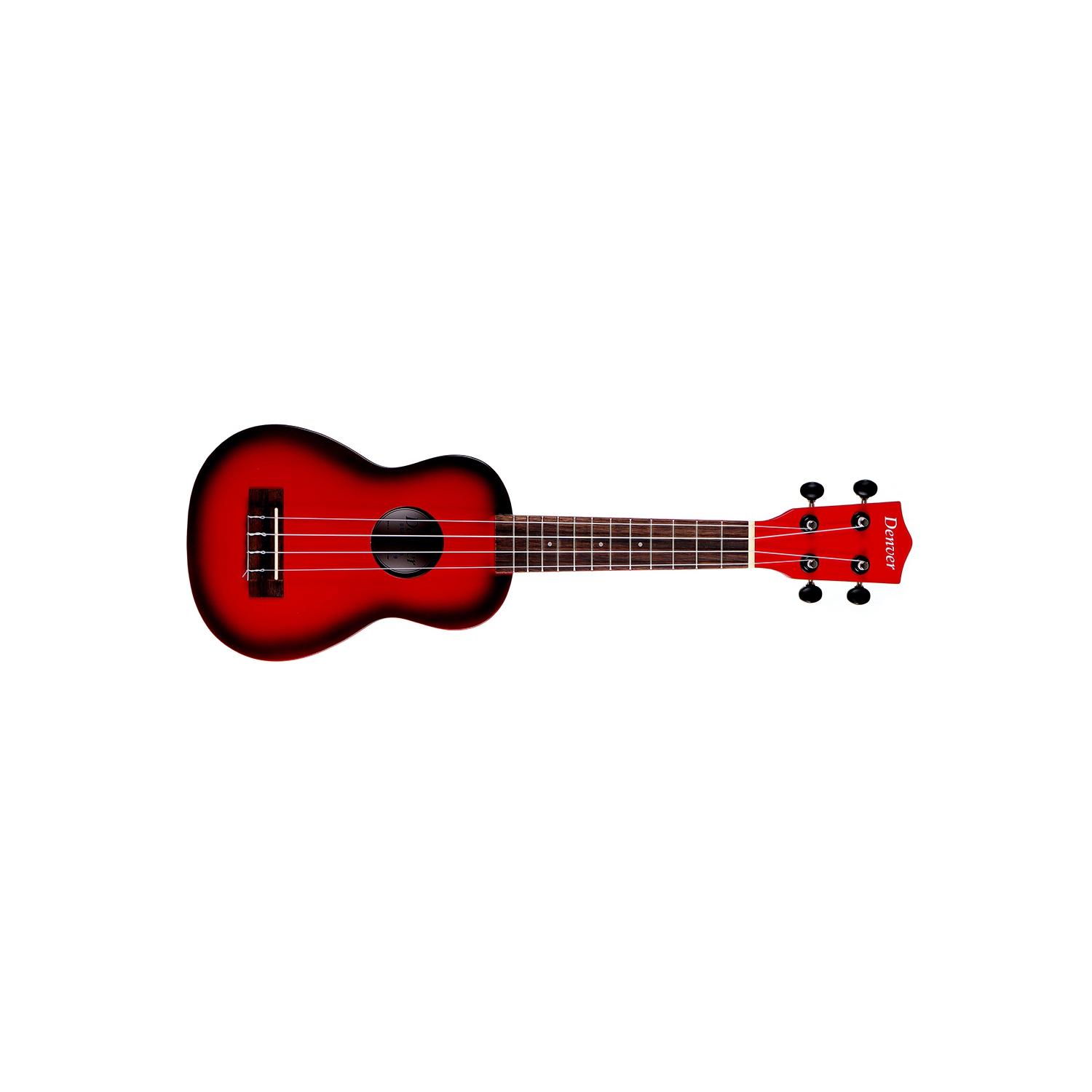 Denver Soprano Ukulele - Red Burst
