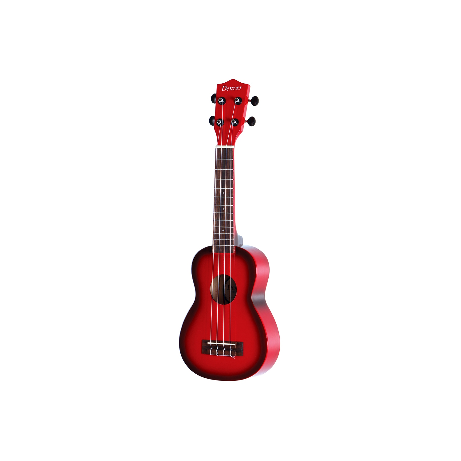 Denver Soprano Ukulele - Red Burst