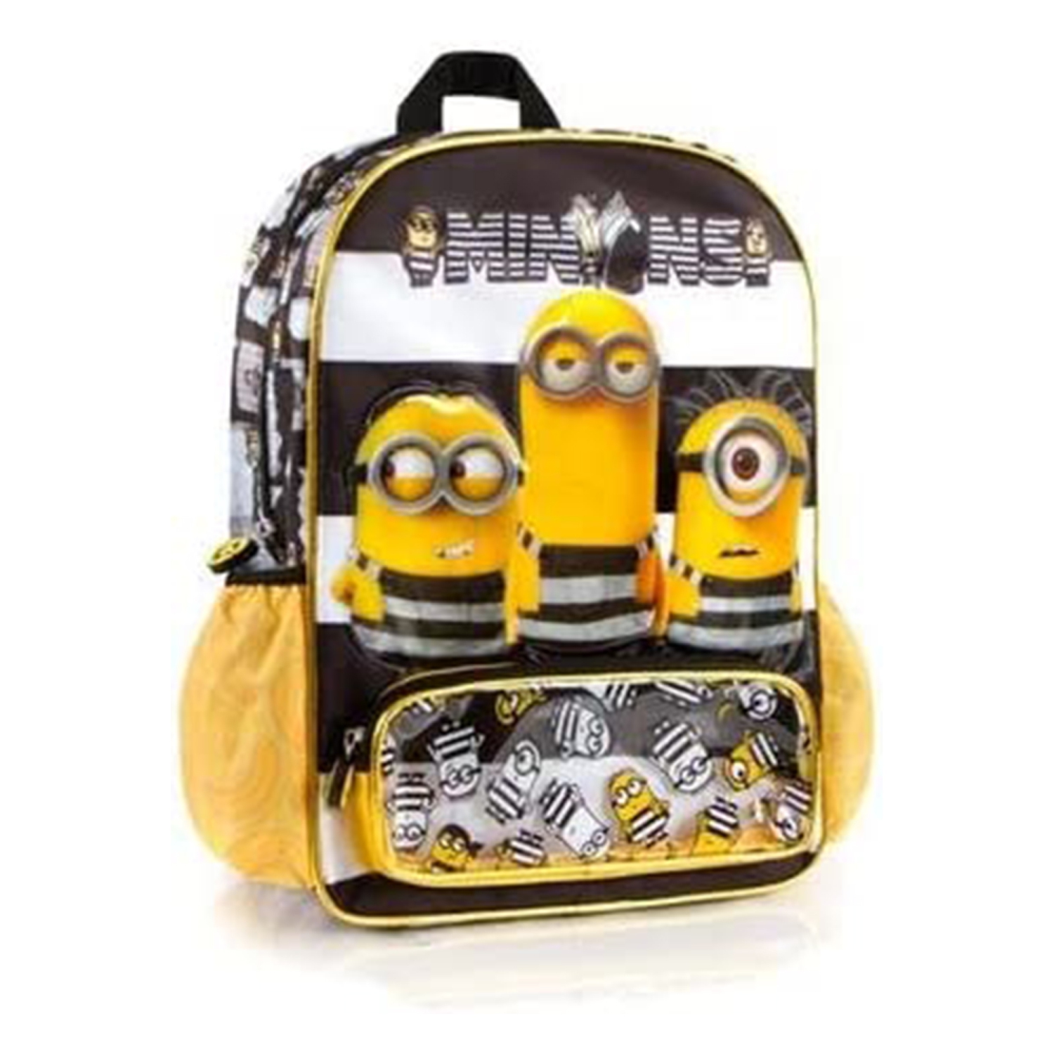 Minions Despicable Backpack for Kids - 16 Inch All Overprinted Backpack