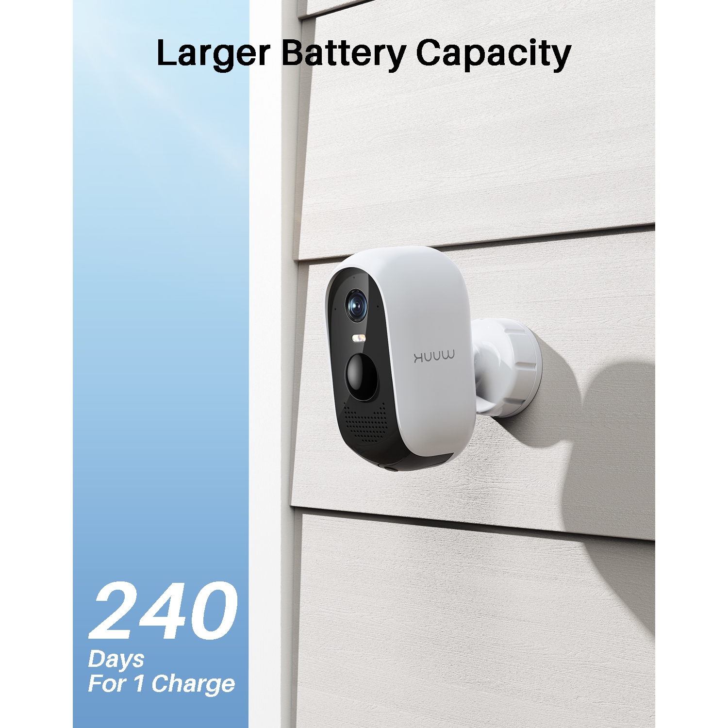 WUUK No Subscription Outdoor Security Cameras with 32GB Storage Base Station, 2 Wireless Cameras Included, 2K Resolution, Wi-Fi Connectivity,