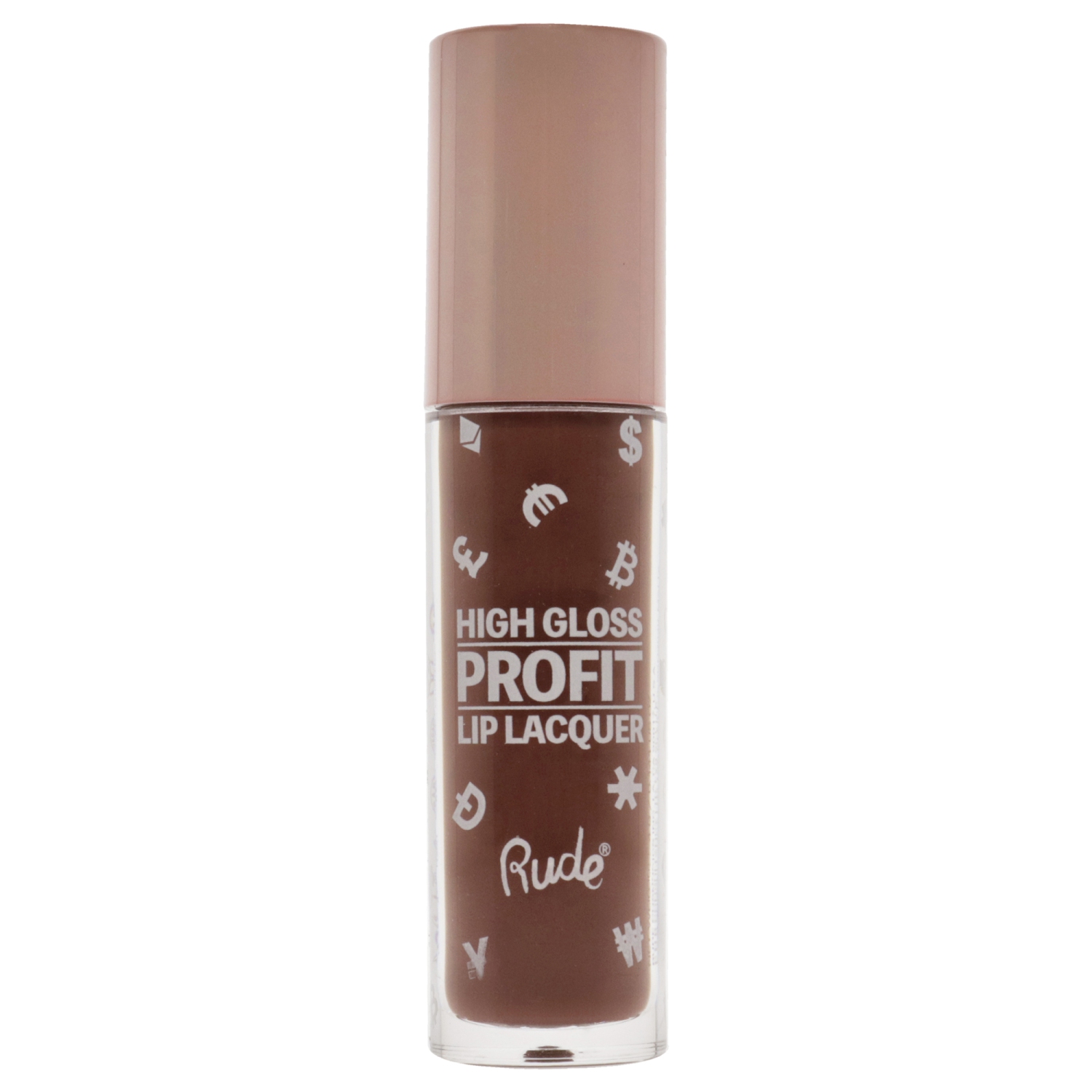 High Gloss Profit Lip Lacquer - Won by Rude Cosmetics for Women - 0.141 oz Lip Gloss