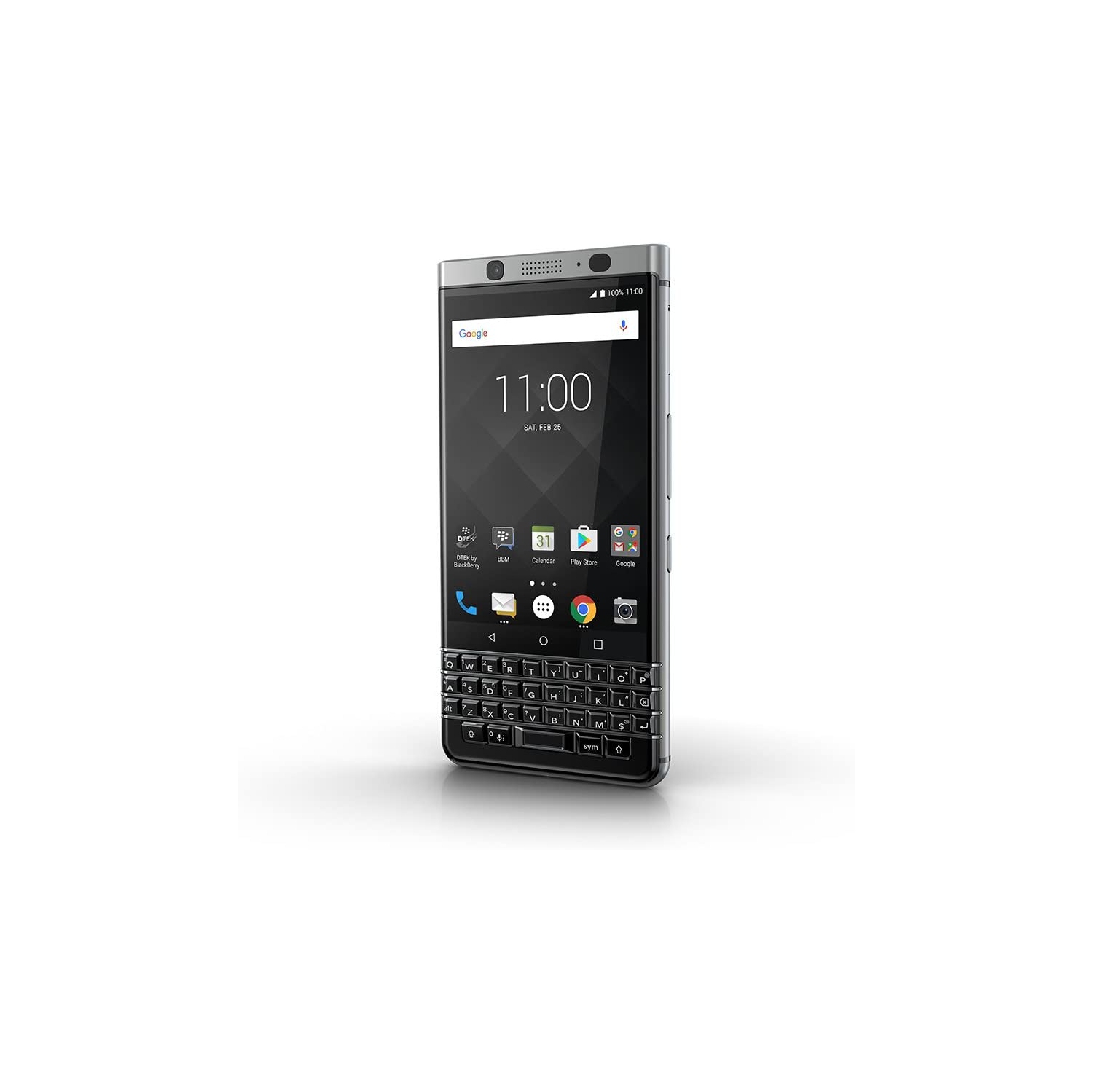Remis à neuf – téléphone intelligent BlackBerry KEYONE 32 Go BBB100-1 déverrouillé, noir