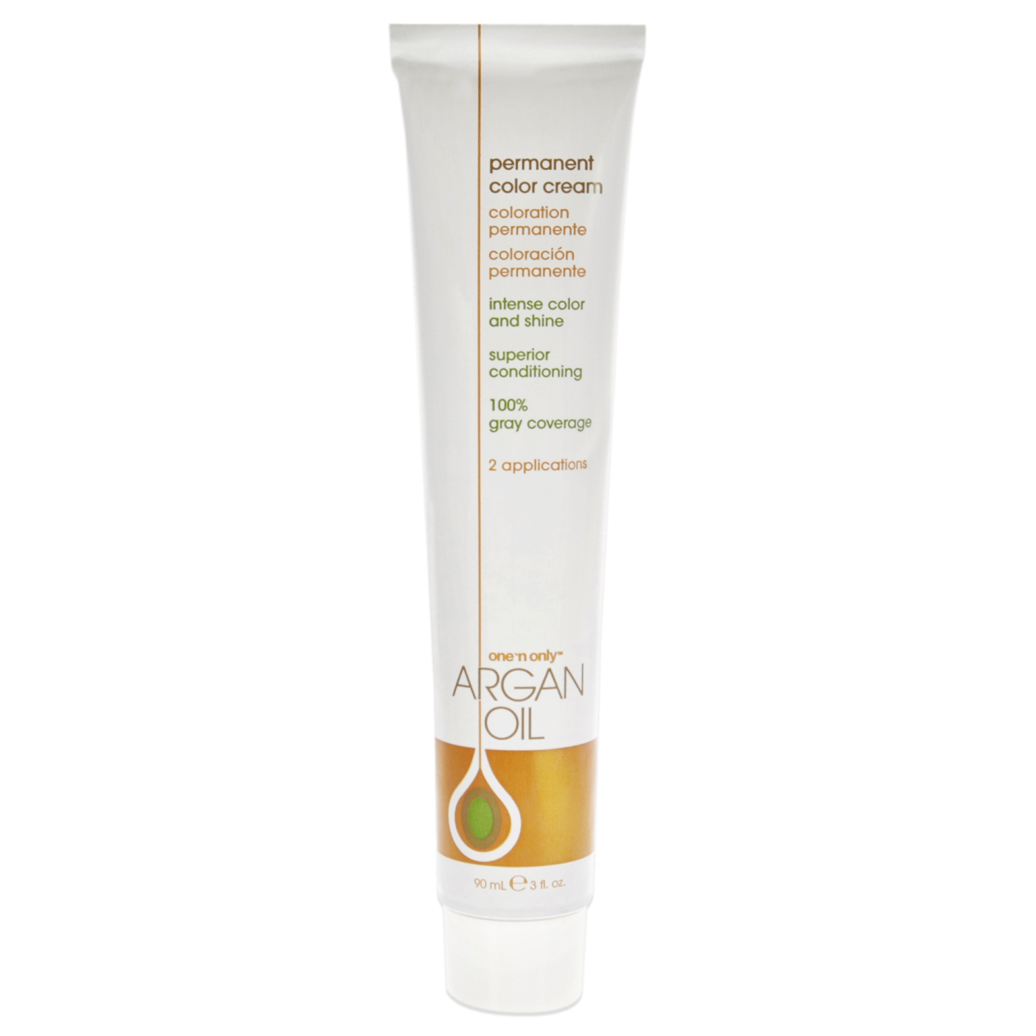 Argan Oil Permanent Color Cream - 11HLN Hi-Lift Neutral Blonde by One n Only for Unisex - 3 oz Hair Color