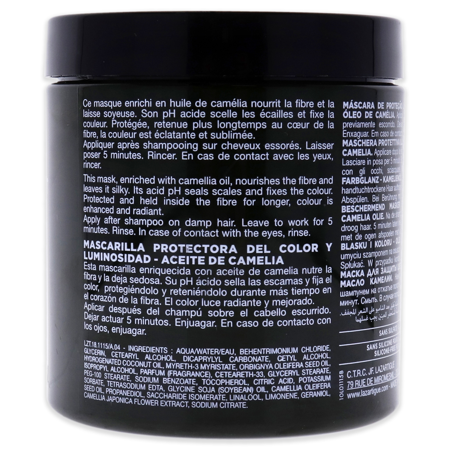 Colour Protect Mask by Lazartigue for Women - 8.4 oz Masque