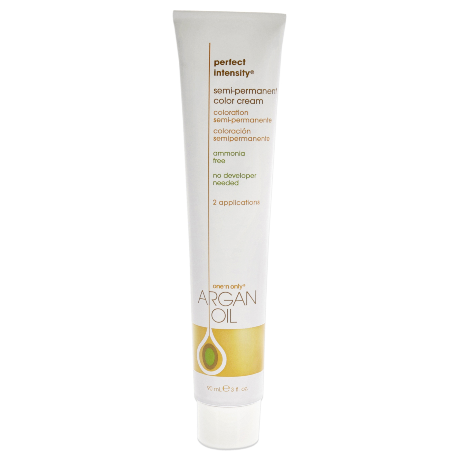Argan Oil Perfect Intensity Semi-Permanent Color Cream - Pastel Lilac by One n Only for Unisex - 3 oz Hair Color