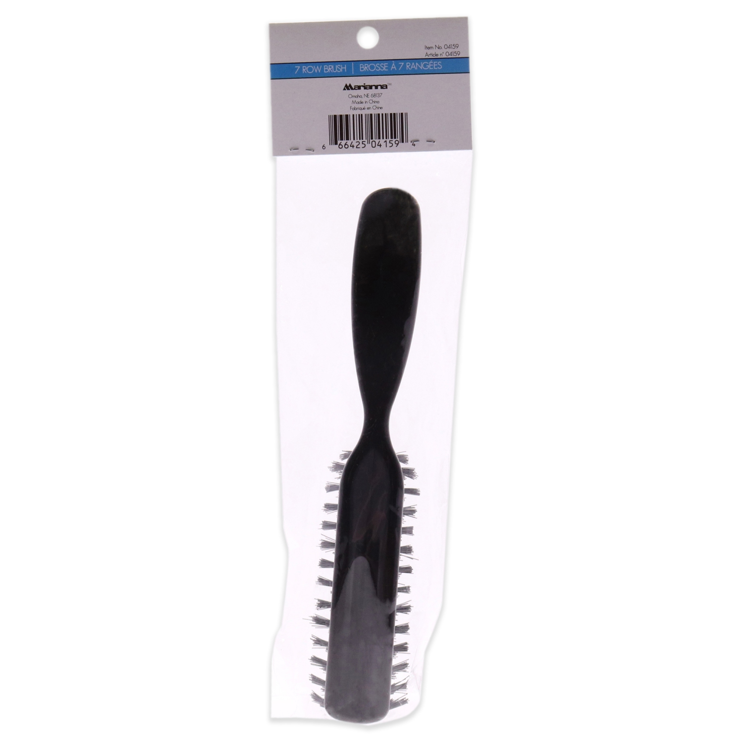 Pro Basic 7 Row Brush by Marianna for Unisex - 1 Pc Hair Brush