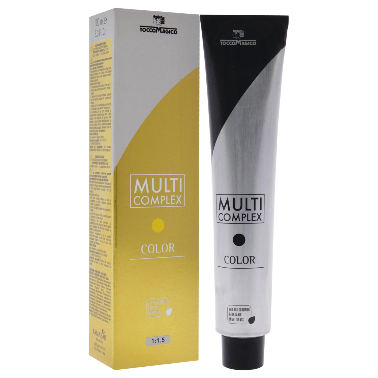 Multi Complex Permanet Hair Color - 1002 Blond Beige Ultra Léger par Tocco Magico pour Unisexe - 3.38 oz Hair Color