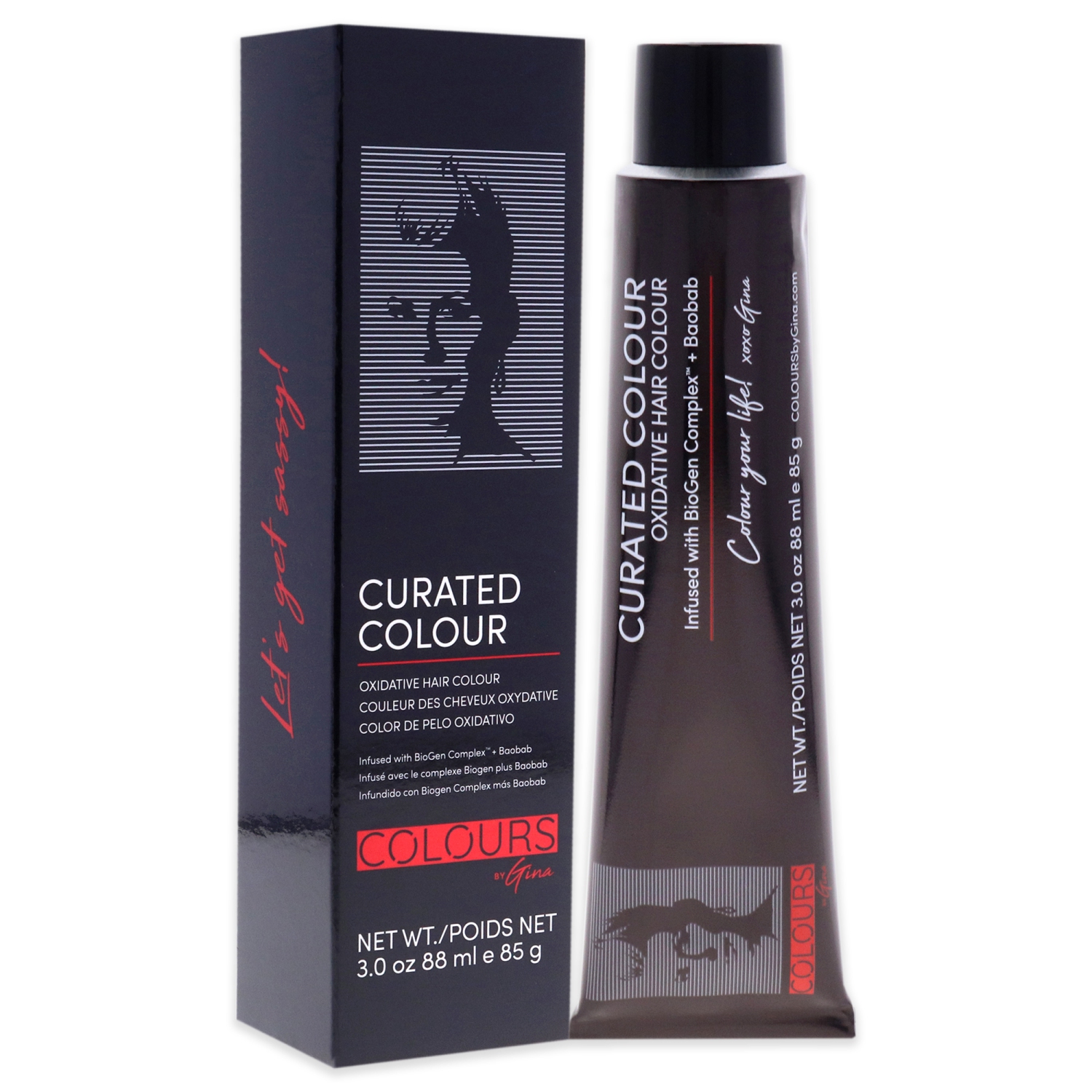 Curated Colour - 0.66-RR Pure Red Mixer by Colours By Gina for Unisex - 3 oz Hair Color