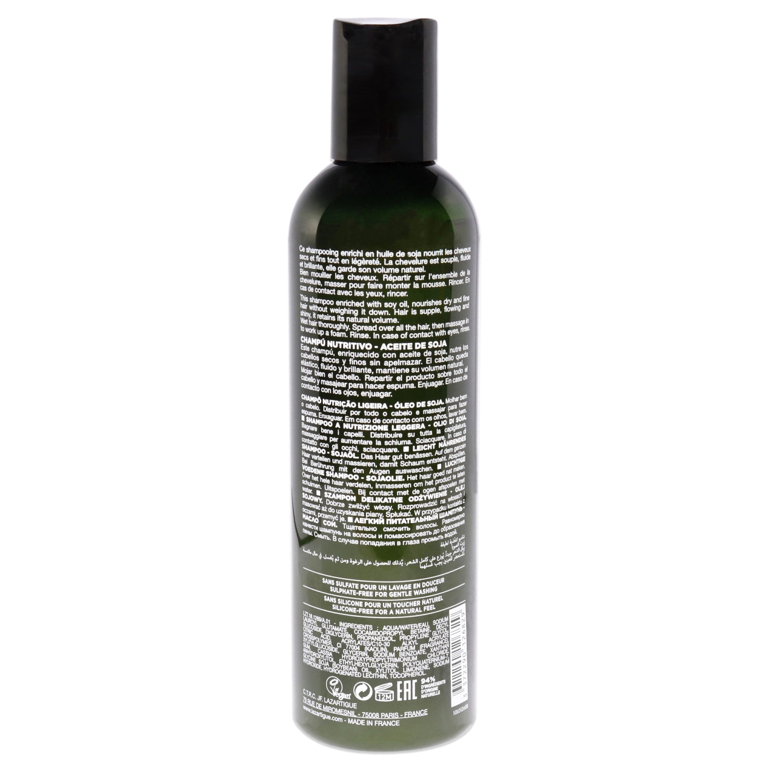 Nourish-Light Shampoo par Lazartigue pour femme - 8,4 oz Shampooing