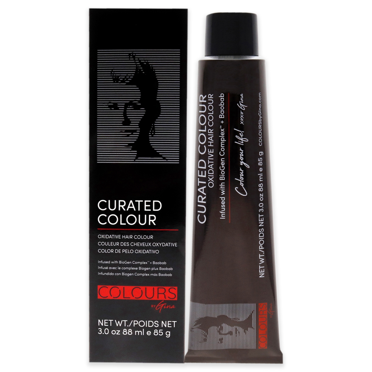 Curated Colour - 0.22-VV Pure Violet Mixer by Colours By Gina for Unisex - 3 oz Hair Color