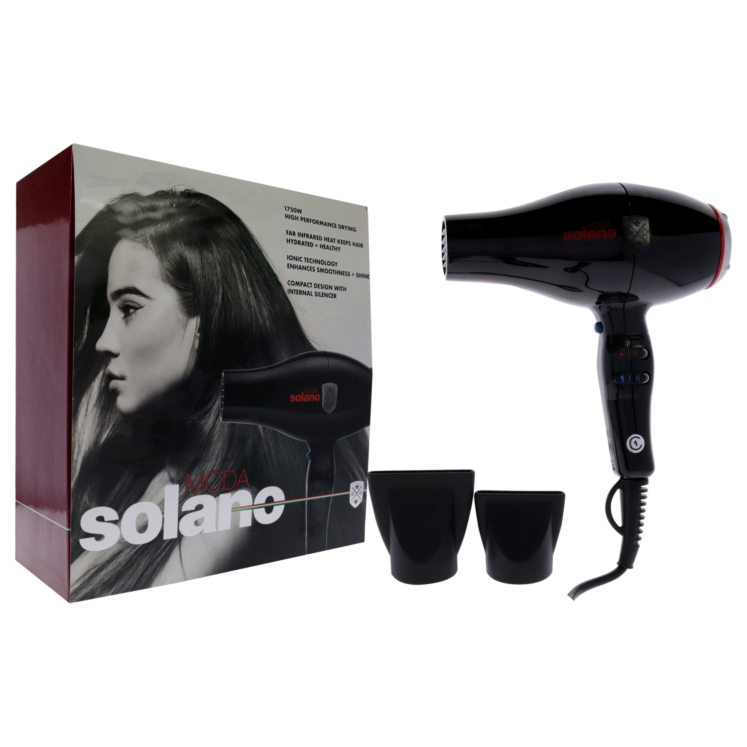 Moda Hair Dryer by Solano for Women - 1 Pc Hair Dryer