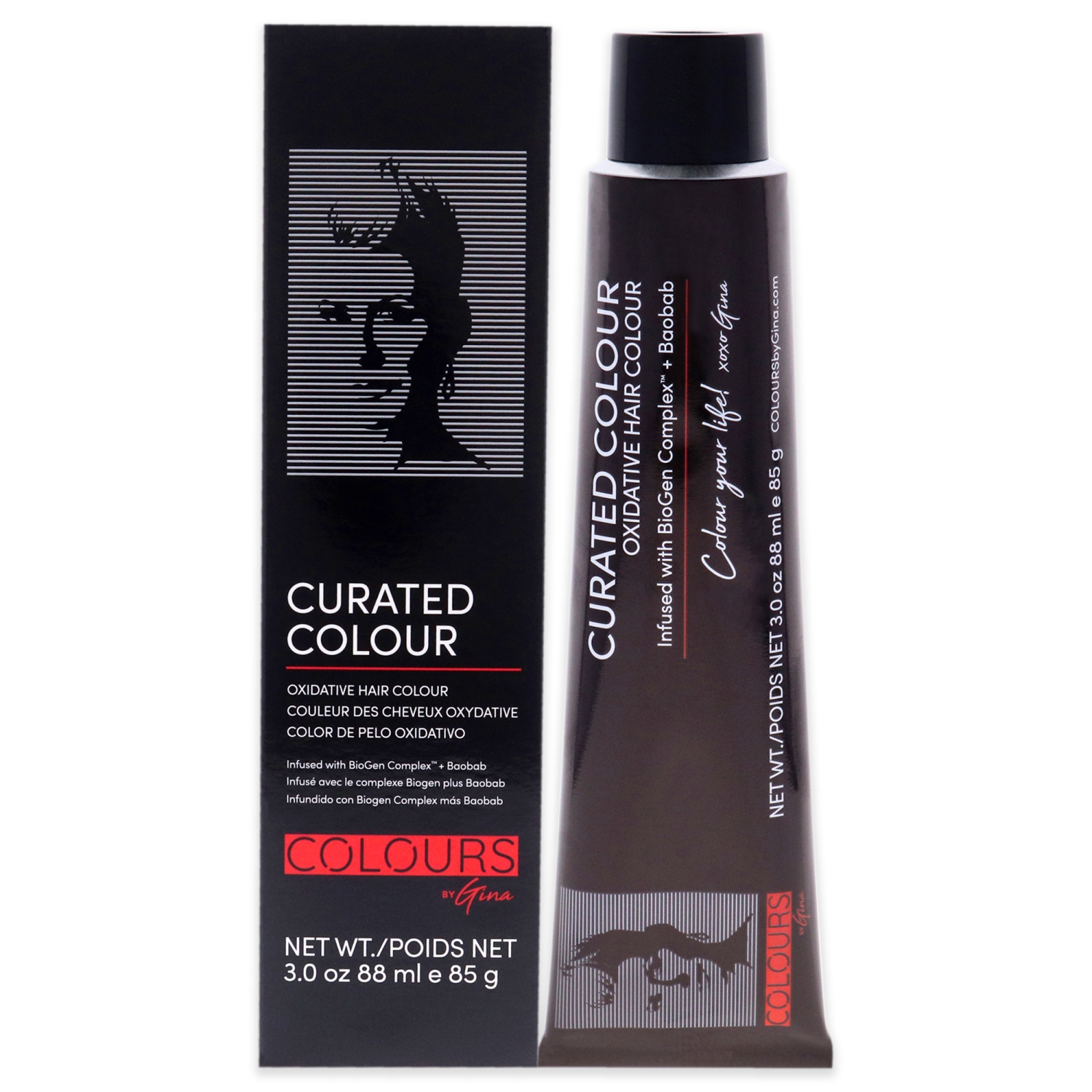 Curated Color - Mélangeur en cuivre pur 0,44-CC par Colors By Gina pour unisexe - 3 oz Coloration des cheveux