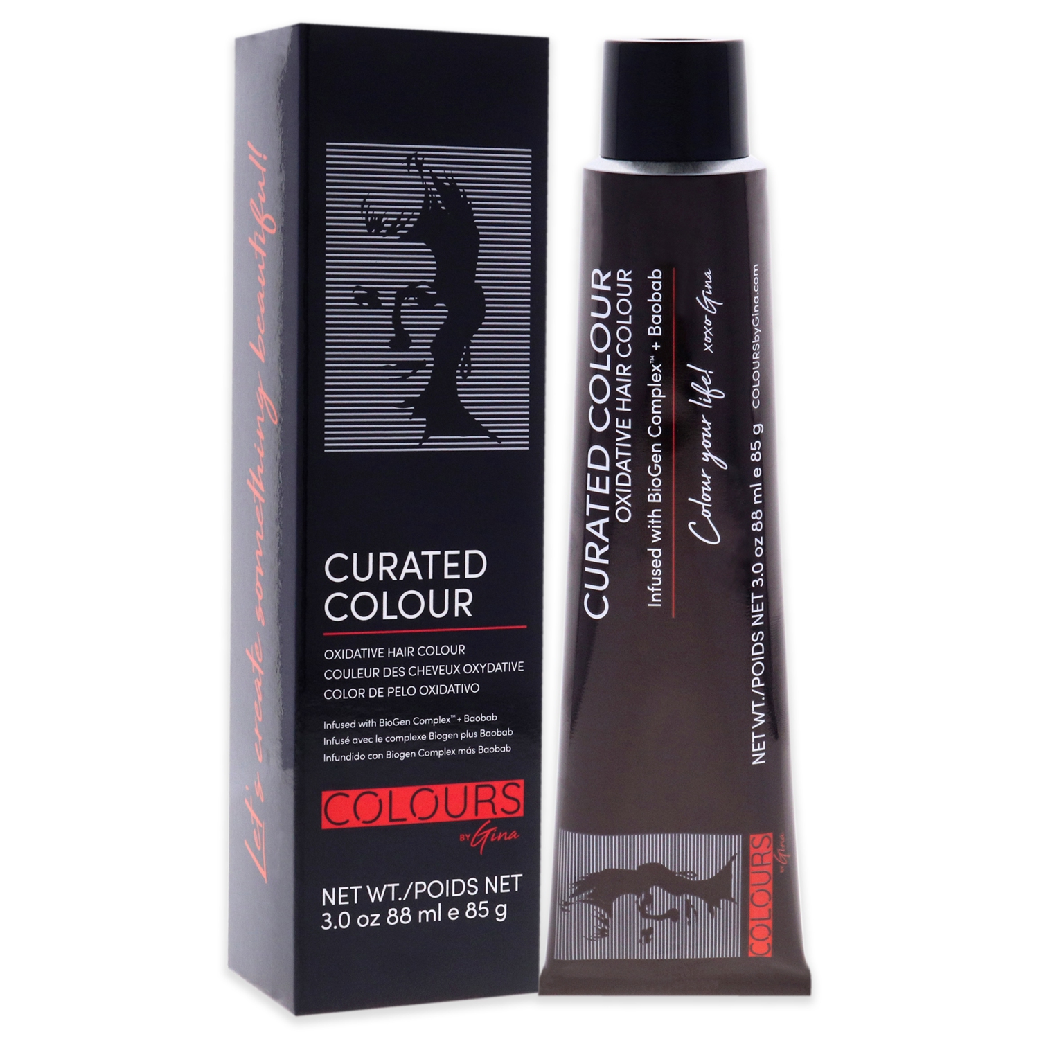 Curated Color - Mélangeur en cuivre pur 0,44-CC par Colors By Gina pour unisexe - 3 oz Coloration des cheveux