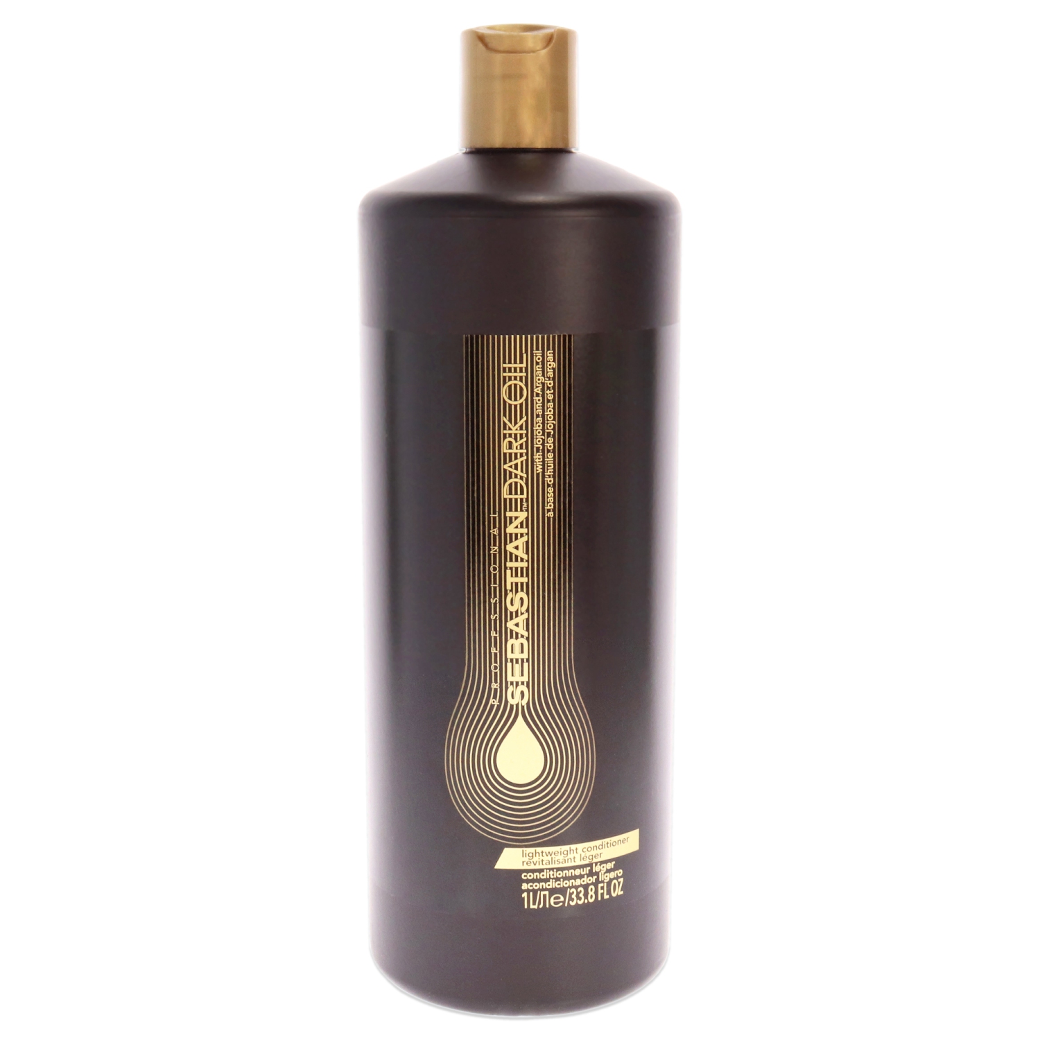 Après-shampooing léger Dark Oil par Sebastian pour unisexe - 33,8 oz