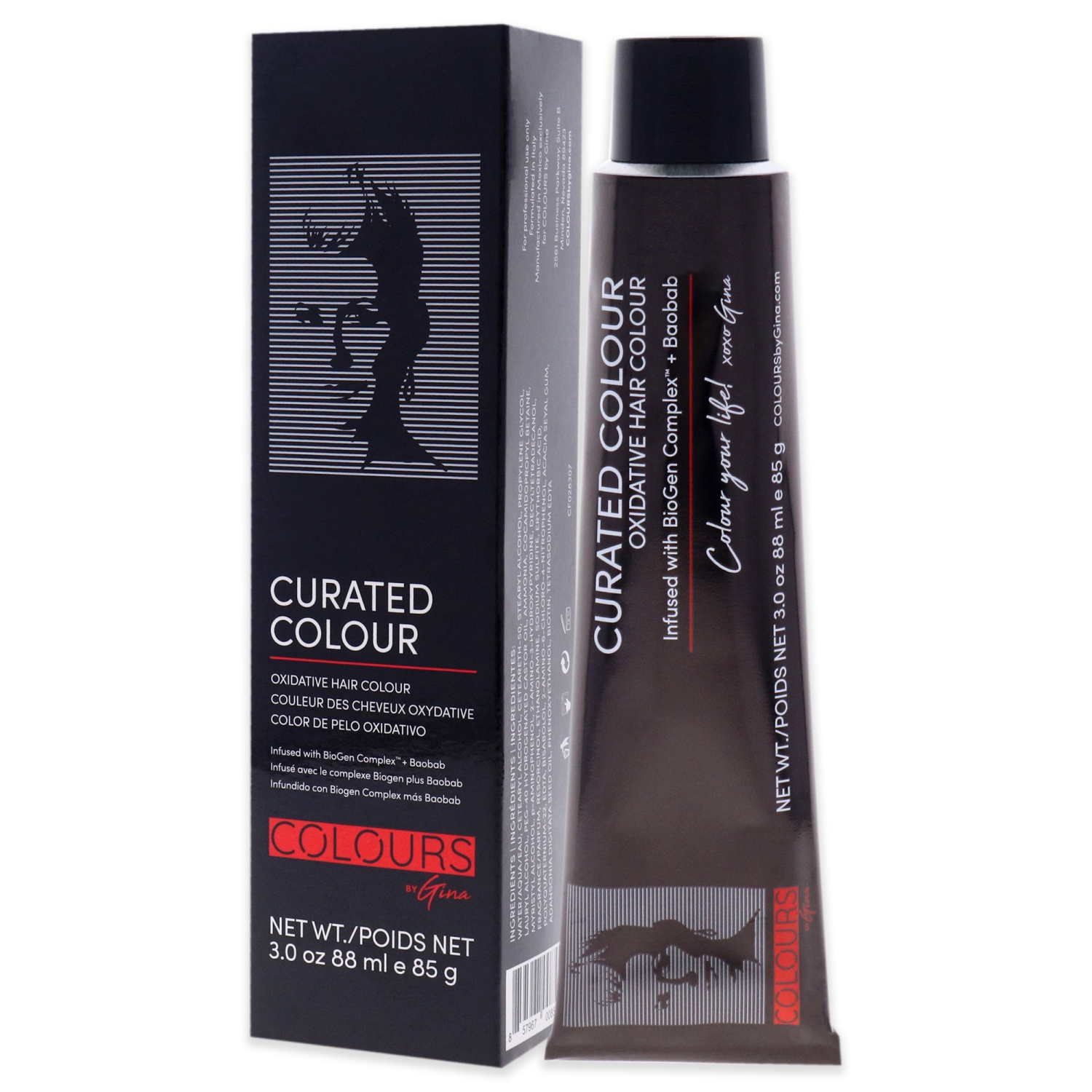 Curated Colour - 7.34-7CG Golden Copper Blonde by Colours By Gina for Unisex - 3 oz Hair Color