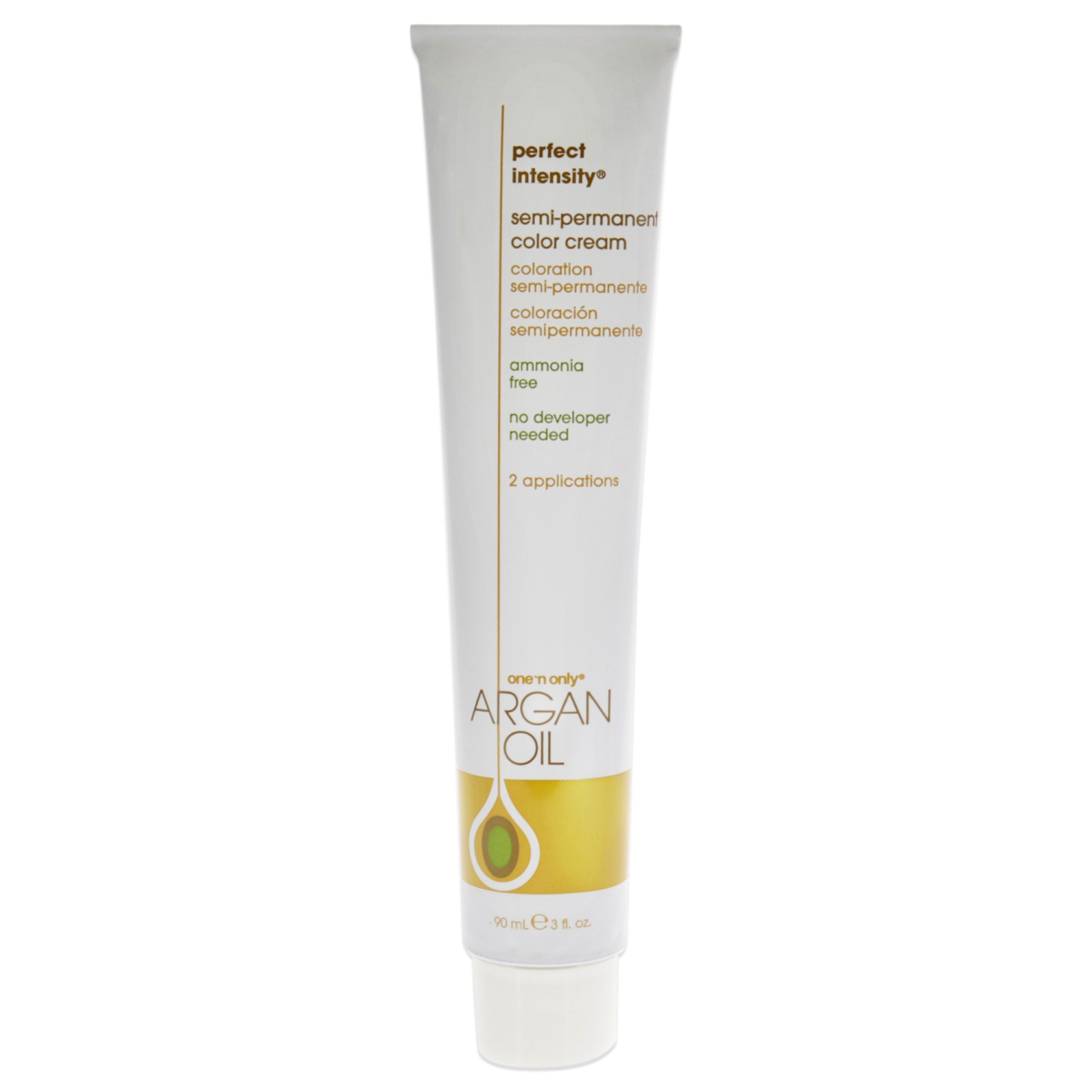 Argan Oil Perfect Intensity Semi-Permanent Color Cream - Pure Megenta by One n Only for Unisex - 3 oz Hair Color