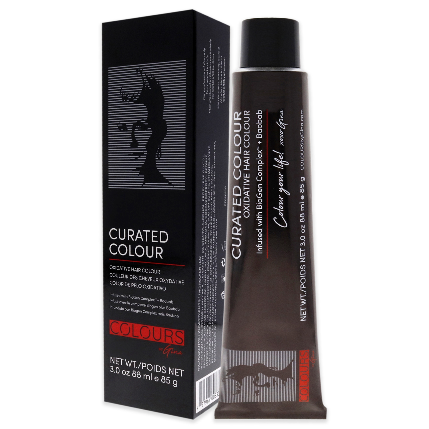 Curated Color - 0.11-BB Mélangeur Pure Cool par Colors By Gina pour Unisexe - 3 oz de Couleur de Cheveux