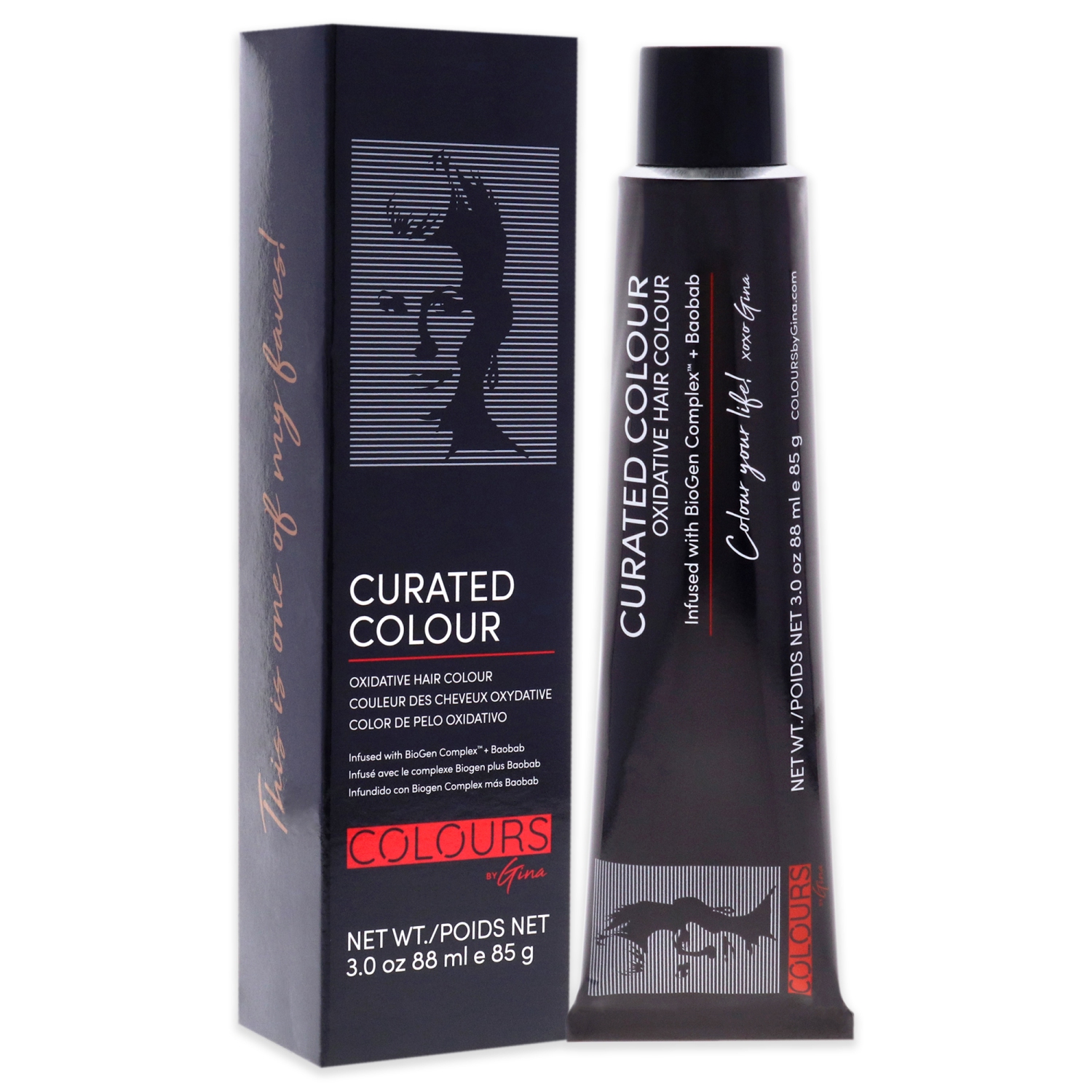 Curated Color - 5.0-5N Light Natural Brown by Colors By Gina for Unisex - 3 oz Hair Color