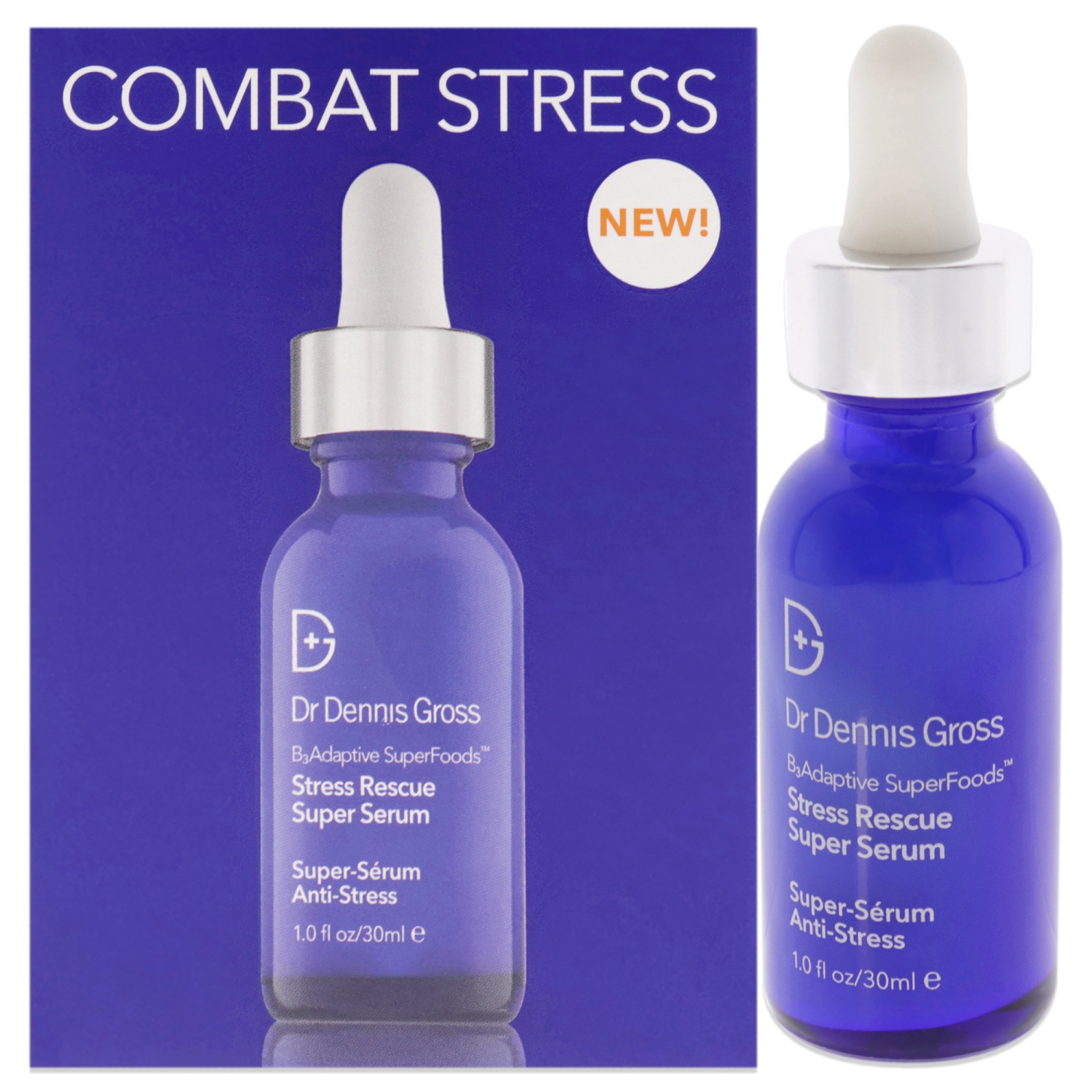 B3 Adaptive Superfoods Stress Rescue Super Sérum par Dr. Dennis Gross pour Unisexe - 1 oz Sérum
