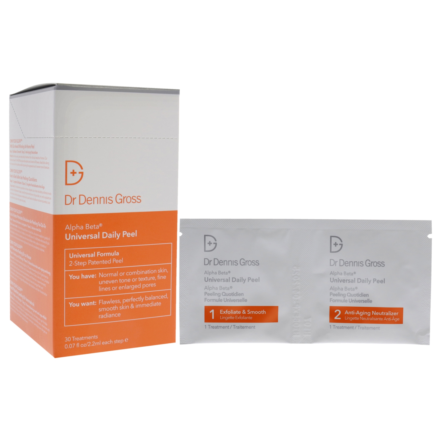 Alpha Beta Universal Daily Peel by Dr. Dennis Gross for Unisex - 30 Pc Treatment