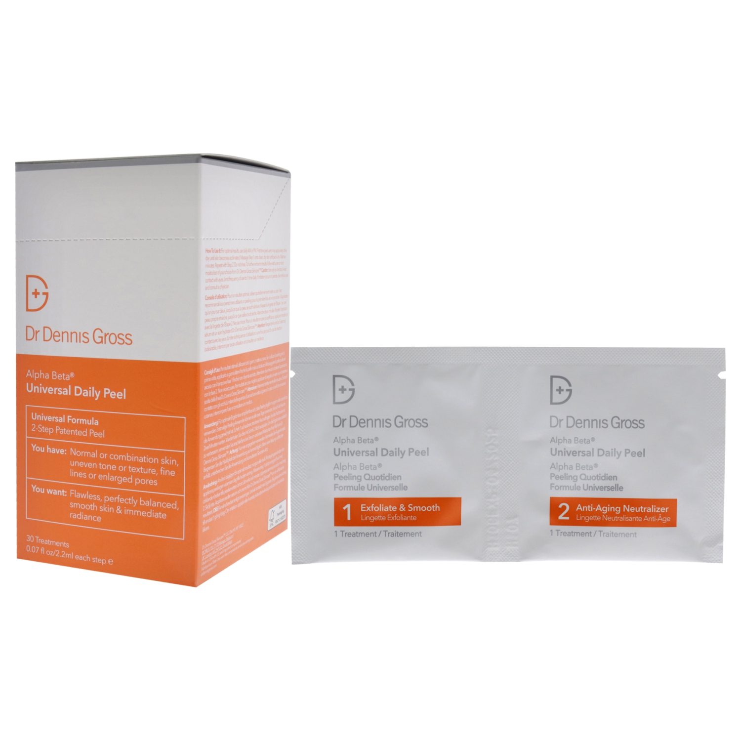 Alpha Beta Universal Daily Peel by Dr. Dennis Gross for Unisex - 30 Pc Treatment