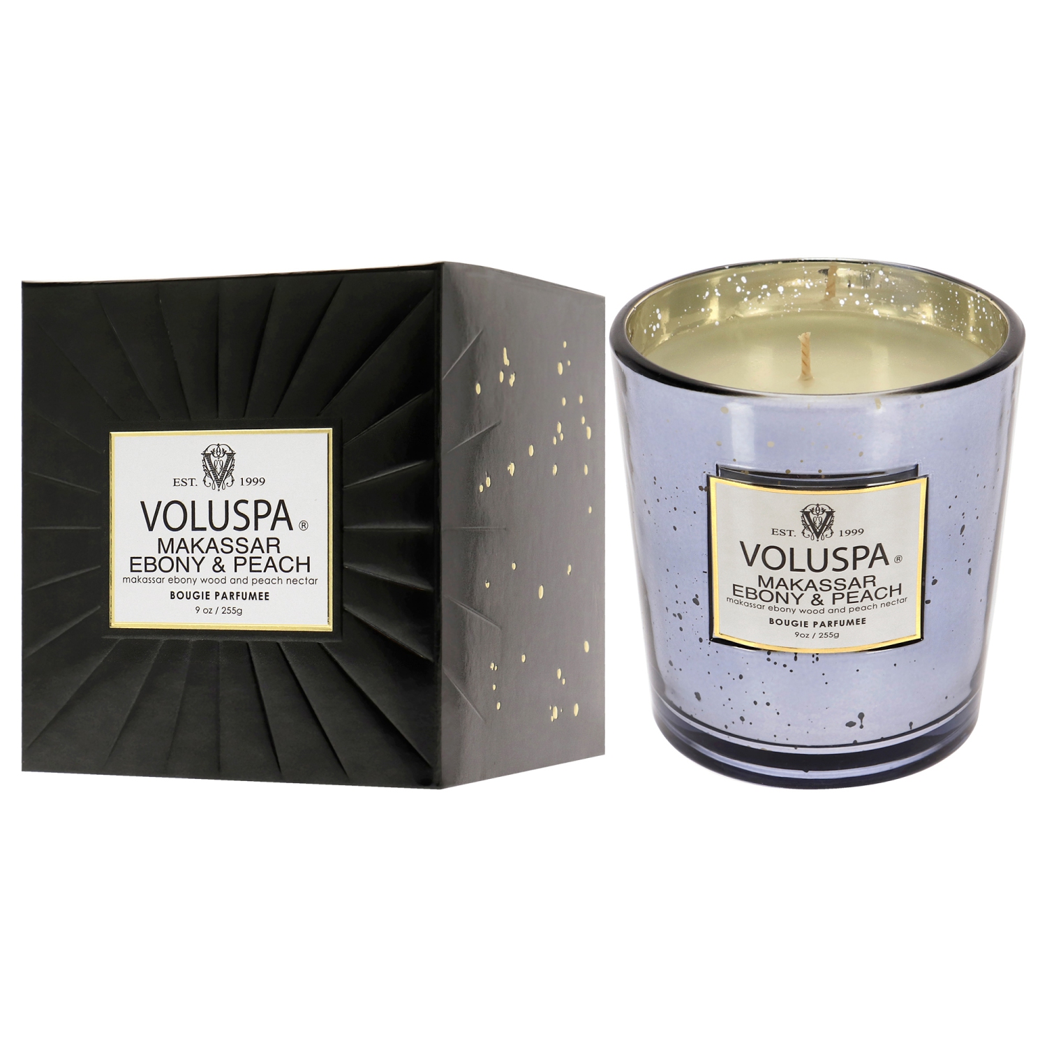 Makassar Ebony and Peach by Voluspa for Unisex - 9 oz Candle