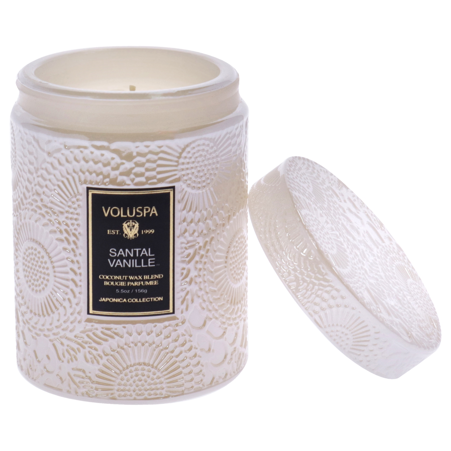 Santal Vanille - Small by Voluspa for Unisex - 5.5 oz Candle