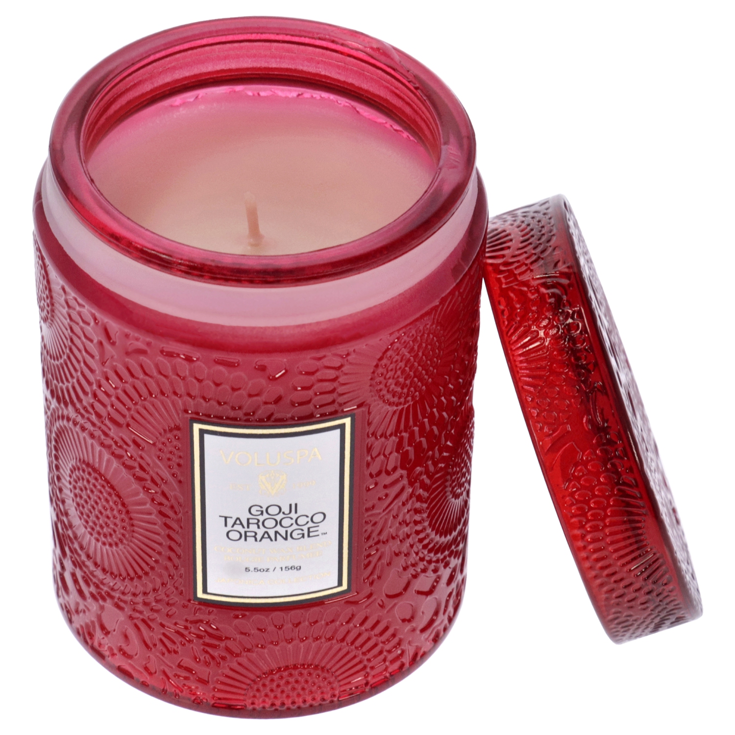 Goji Tarocco Orange - Petit par Voluspa pour Unisexe - Bougie de 5,5 oz