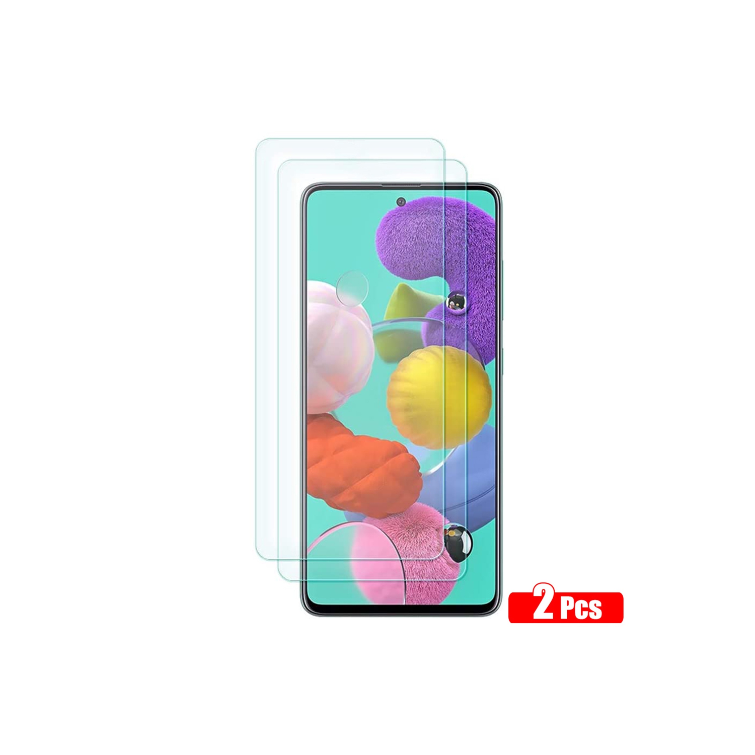 XCRS Verre Trempé pour Samsung Galaxy A53 5G Écran HD Film 9H Anti-Rayures Compatible avec les Coques, Sans Bulles Ajustement Parfait, Haptic Touch