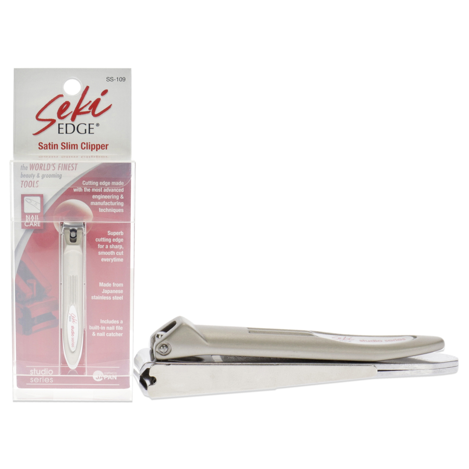 Seki Edge Satin Slim Clipper - SS-109 by Jatai for Unisex - 1 Pc Clipper